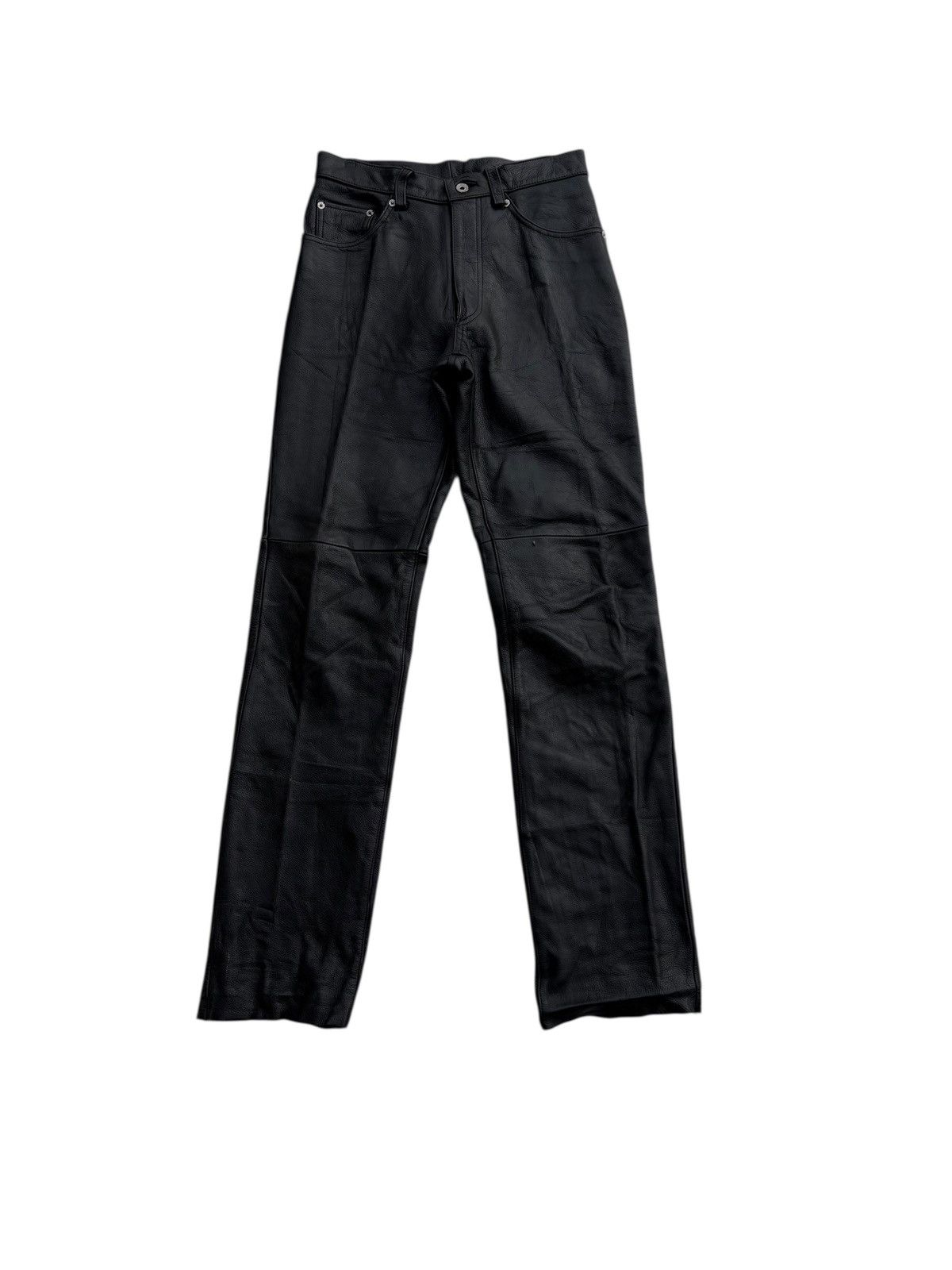 Leather GGG Pour Homme Bikers Moto Leather Pants Size US 28 / EU 44 - 2 Thumbnail
