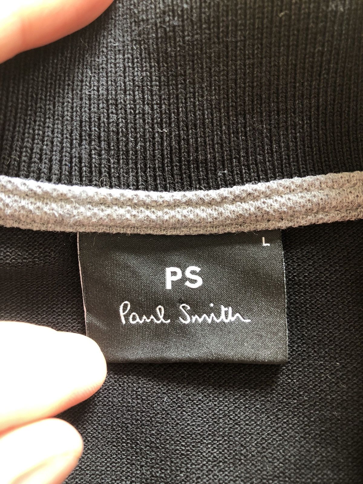 Paul Smith PAUL SMITH VINTAGE LONG SLEEVE POLO SHIRT Size US L / EU 52-54 / 3 - 3 Thumbnail