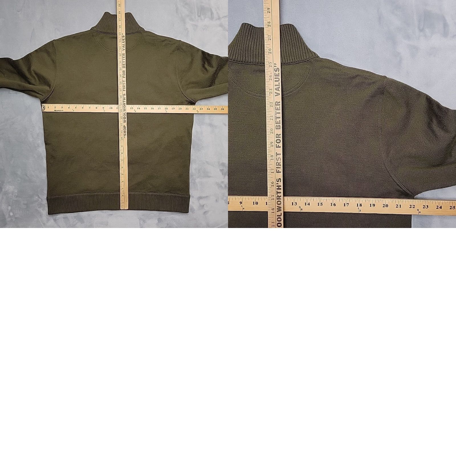 Vintage Berretta Sweater Men M Green Wool Blend Lined 1/4 Zip Knit Jacket Made in Italy Shirt Adult Medium Green Knit Wool Blend 1/4 Zip Mens Size US M / EU 48-50 / 2 - 8 Thumbnail