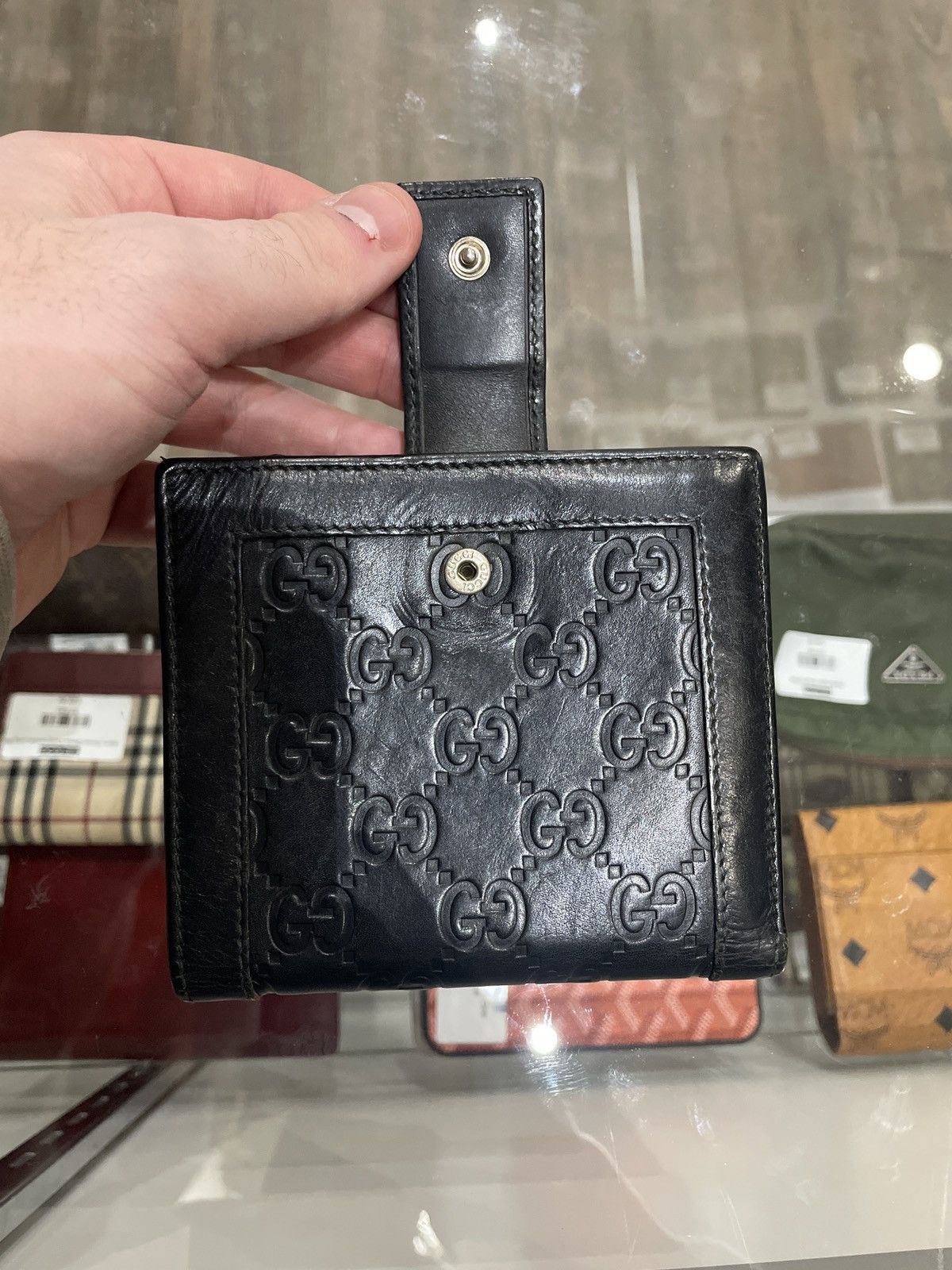 Gucci GG Folding Wallet Black Monogram Gucci Size ONE SIZE - 4 Thumbnail