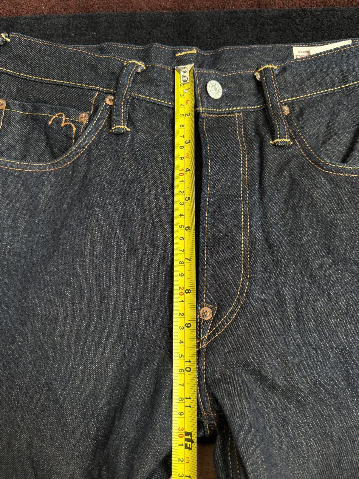 Evisu EVISU red daicock and white flower style jeans！size：31x34 Size US 31 - 13 Thumbnail