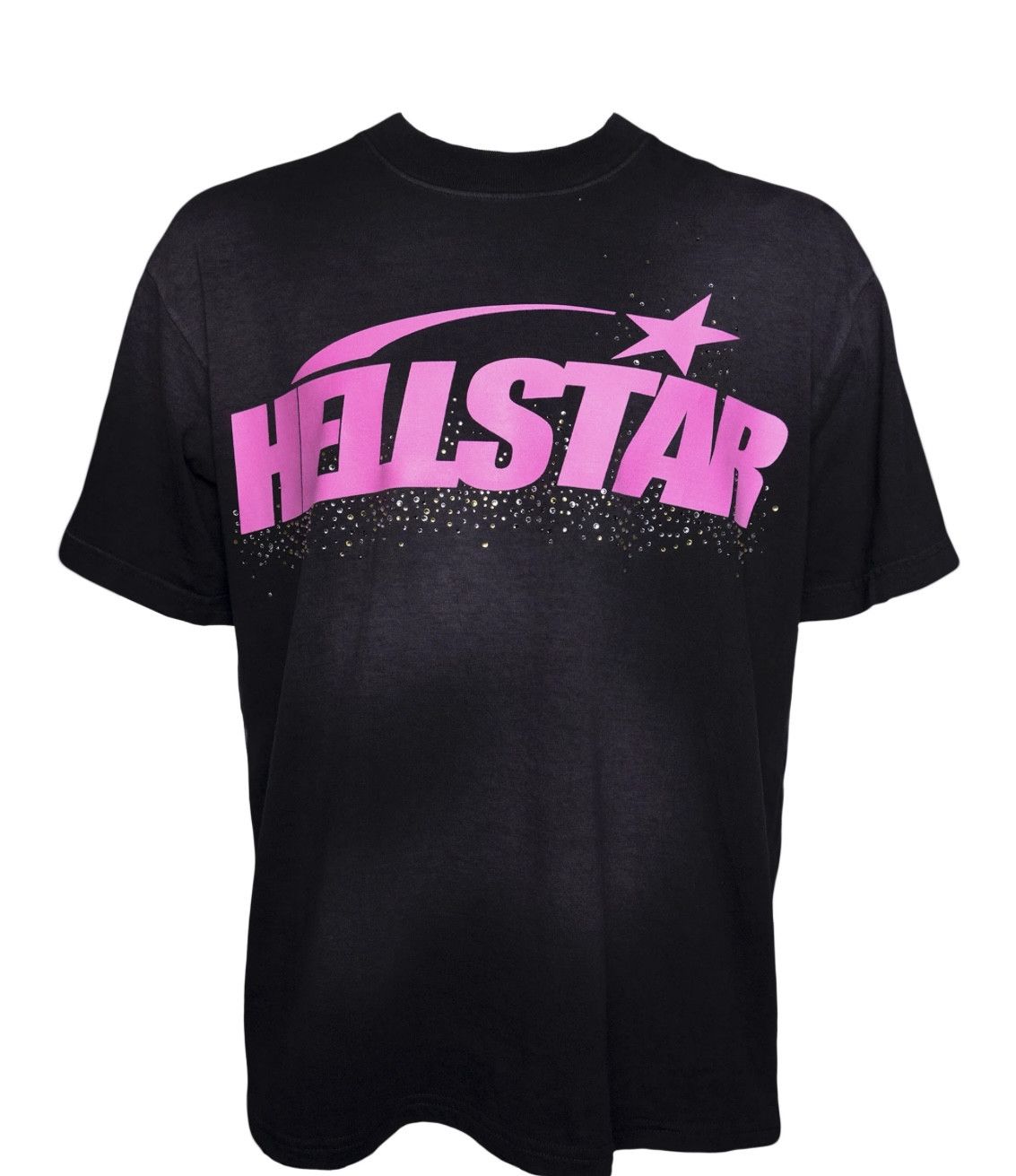HELLSTAR CLASSIC RHINESTONE LOGO T-SHIRT Size US S / EU 44-46 / 1 - 1 Thumbnail