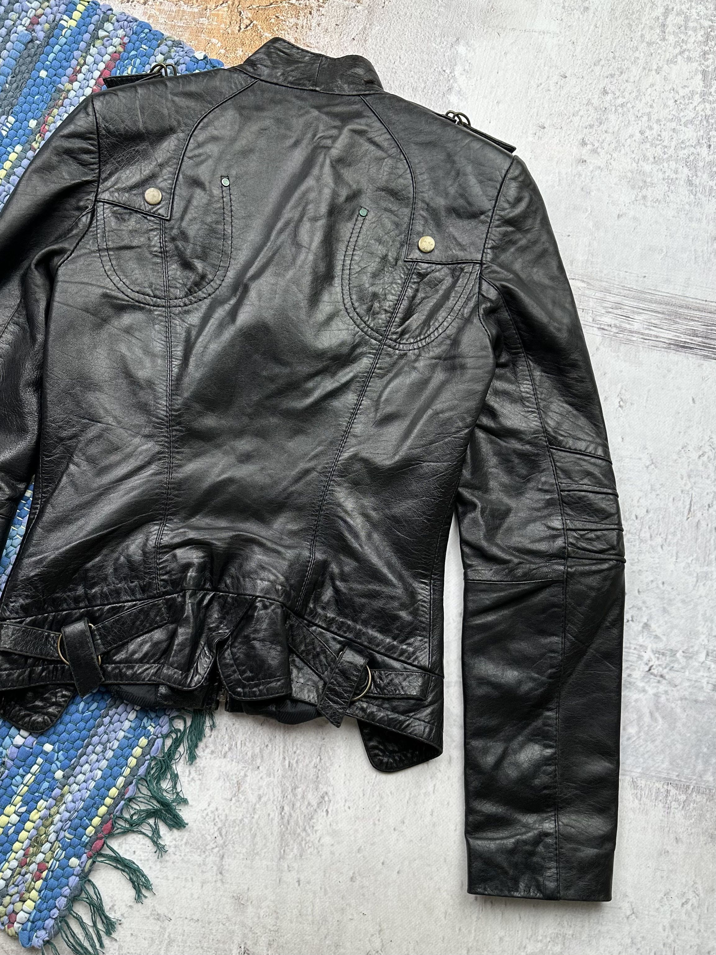 Vintage Vintage Leather Jacket A361D15(227) Size XS / US 0-2 / IT 36-38 - 8 Thumbnail