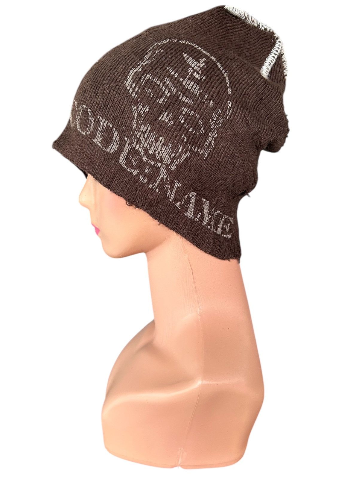 Japanese Brand × Kapital × Vintage Skull Japanese Distressed Punk Style Beanie Hats Size ONE SIZE - 1 Thumbnail