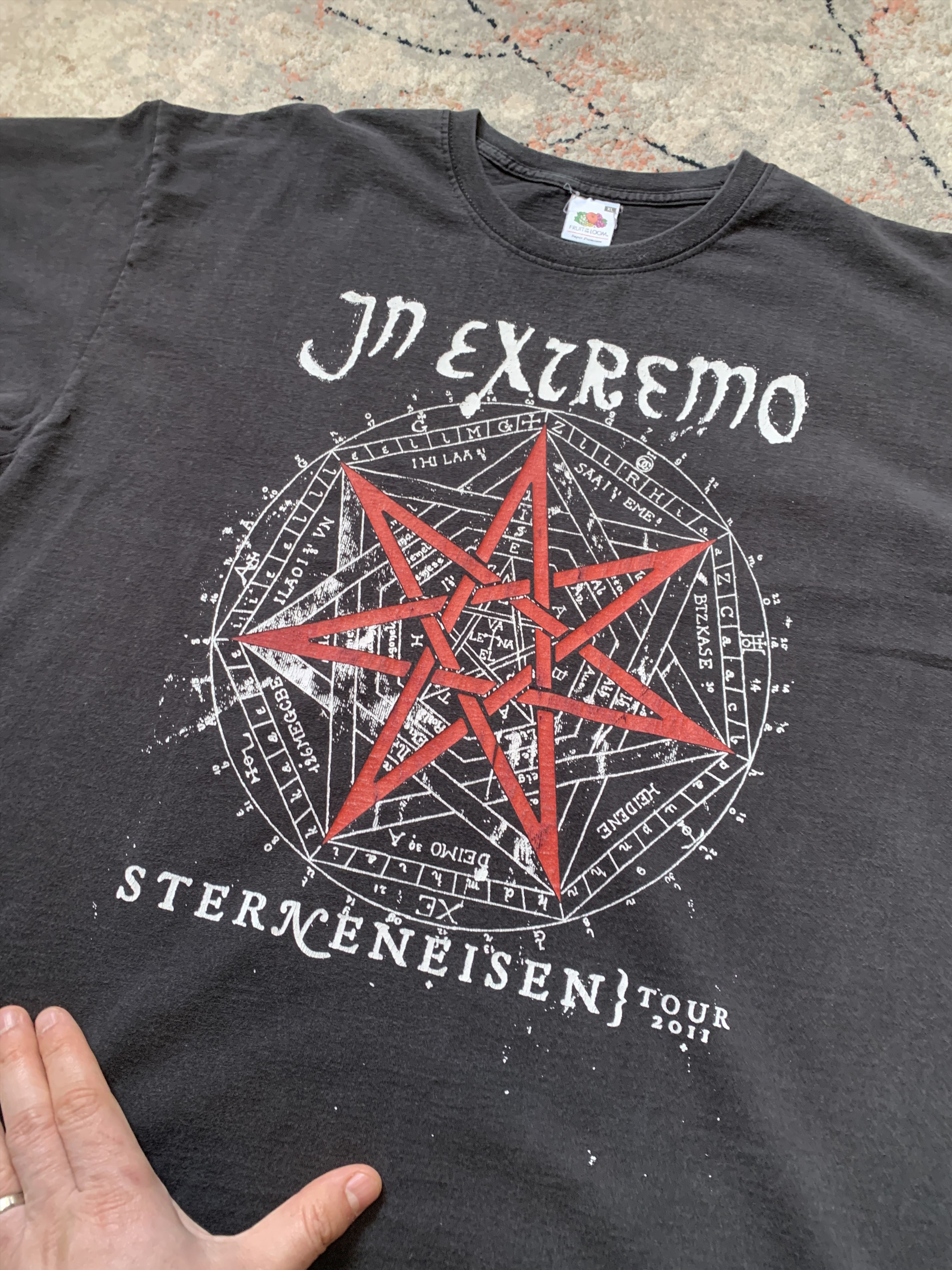 Band Tees In Extremo Sterneneisen Tour 2011 Tee Size US XL / EU 56 / 4 - 3 Thumbnail