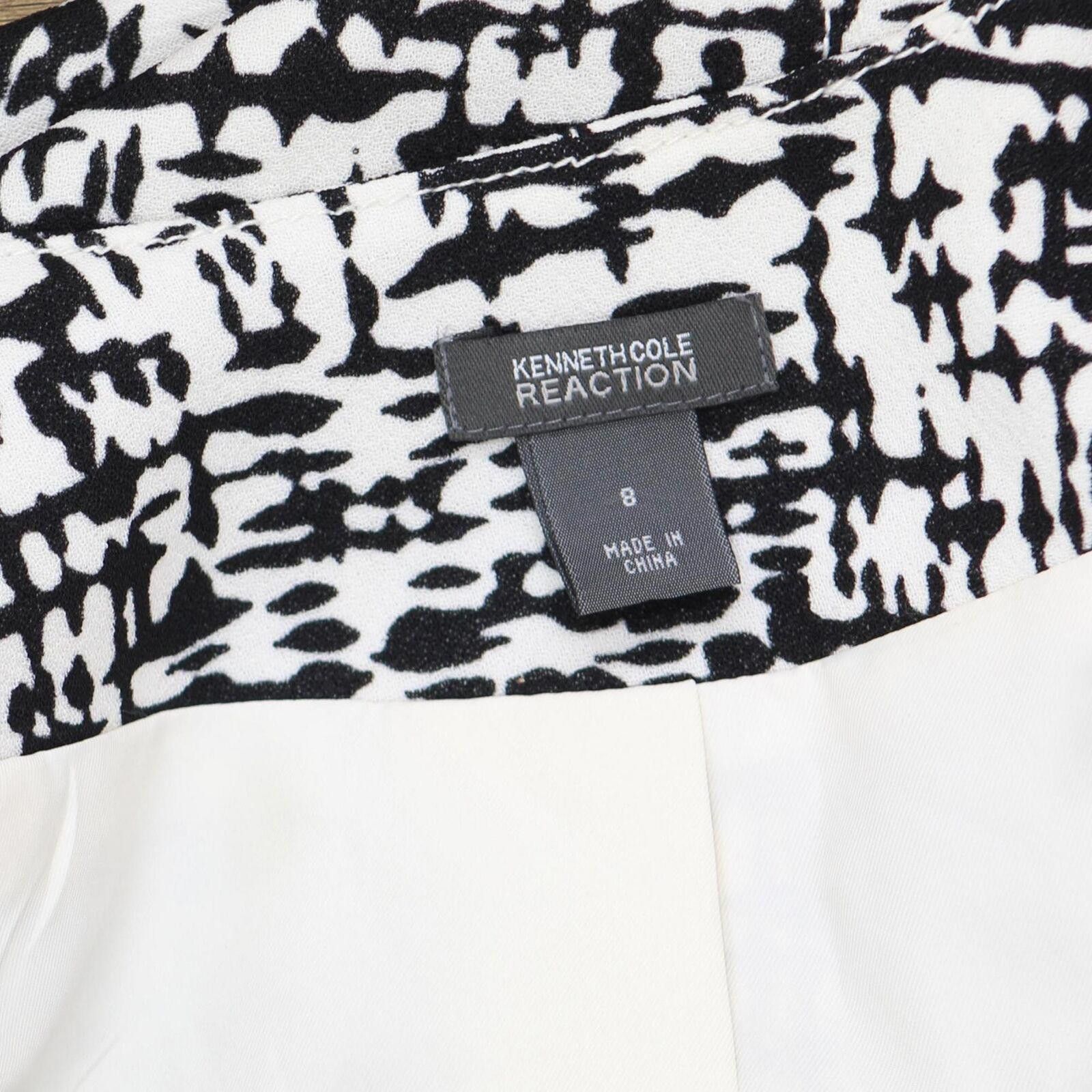 Designer Kenneth Cole Reaction Half Sleeve Snap Front Jacket Multi 8 Size M / US 6-8 / IT 42-44 - 4 Thumbnail