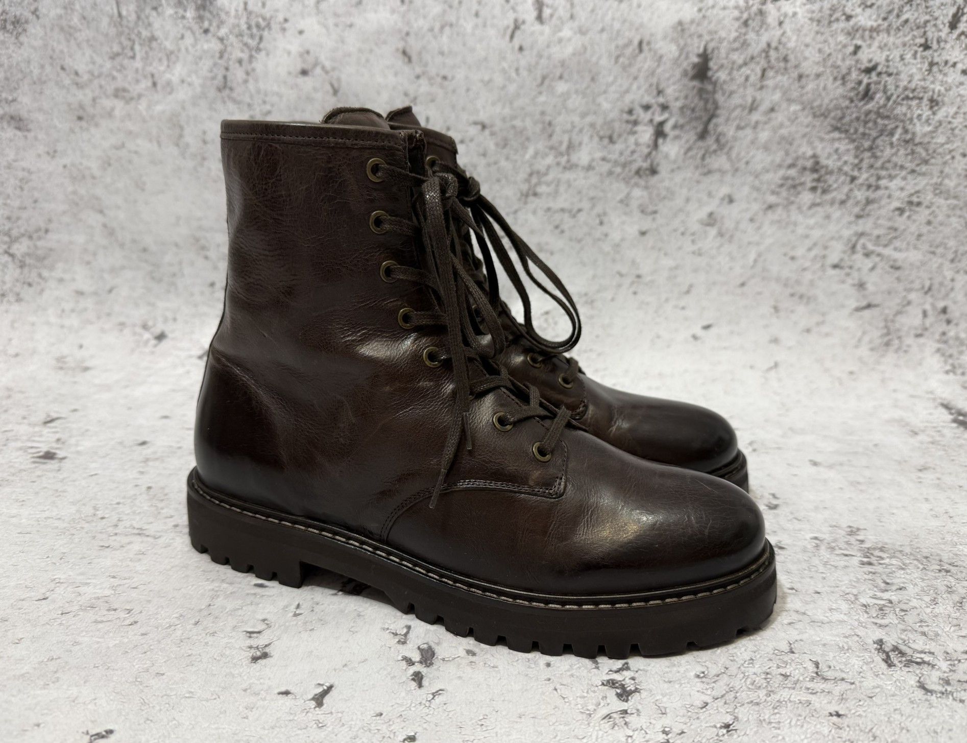 Thursday Boot Company Thursday Boot Co Women’s Java Combat Brown Lace Up Boots 9 Size US 9 / IT 39 - 4 Thumbnail