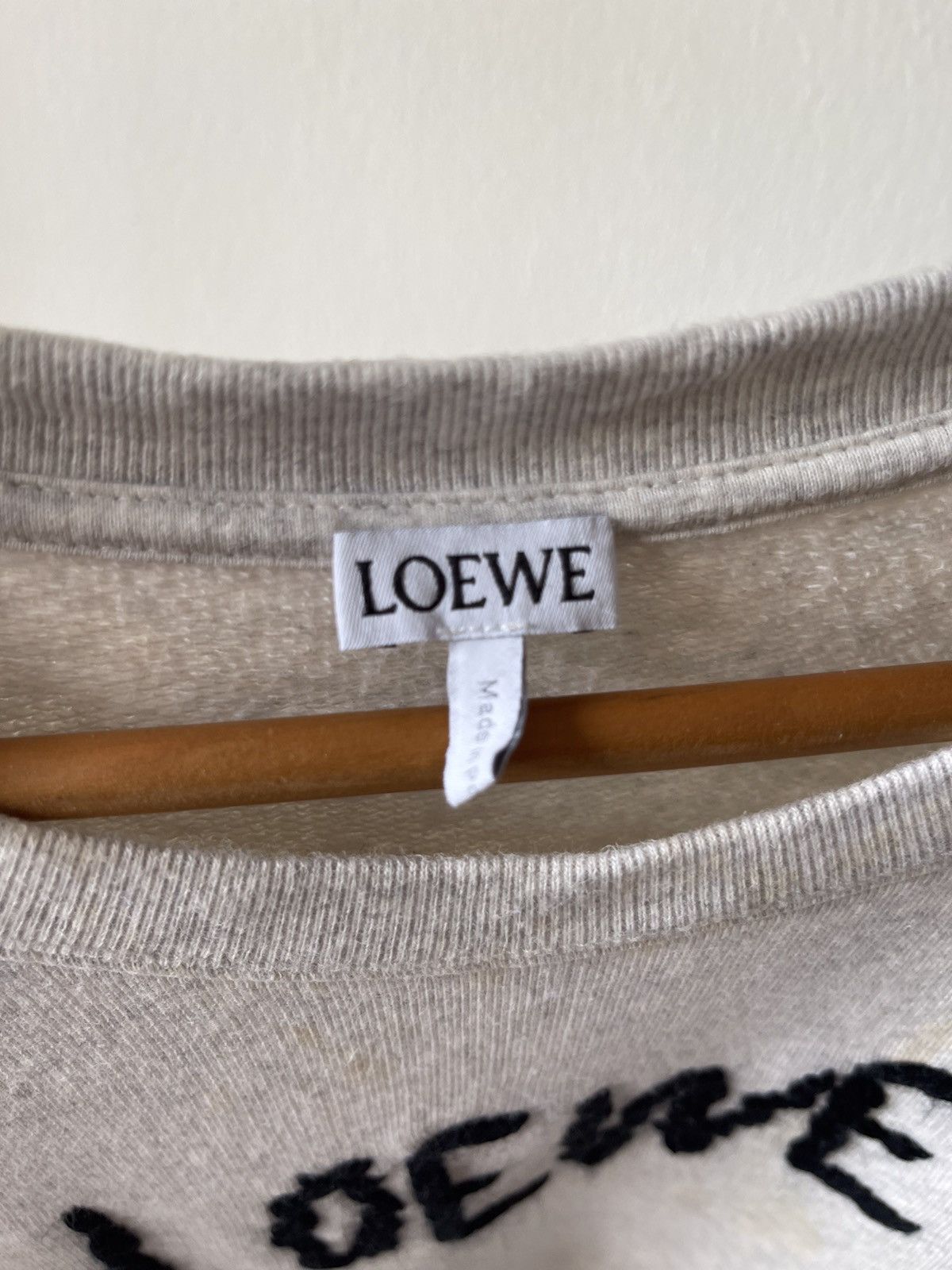 Loewe Loewe Embroidered Logo Sweatshirt Size US L / EU 52-54 / 3 - 9 Thumbnail