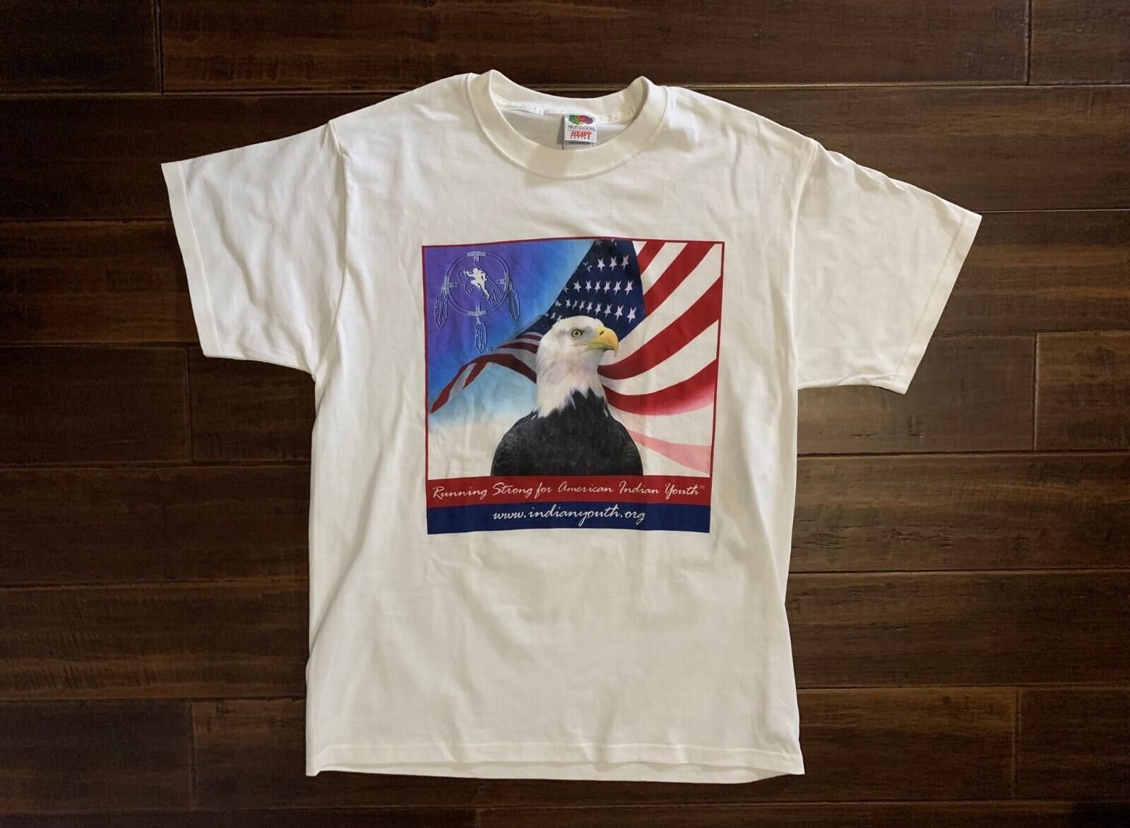 Fruit Of The Loom Fruit of the Loom Cotton Large American Indian Youth T-shirt Size US L / EU 52-54 / 3 - 1 Thumbnail