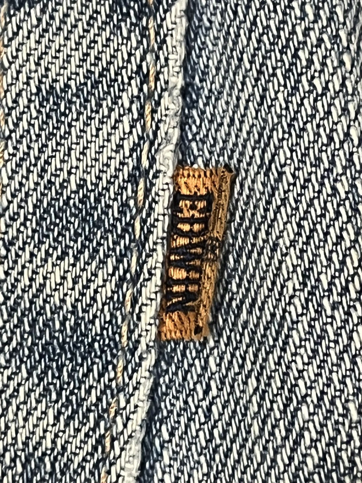 Edwin × Vintage Vintage Edwin 505X Blue Washed Distressed Selvedge Jeans Size US 29 - 10 Thumbnail