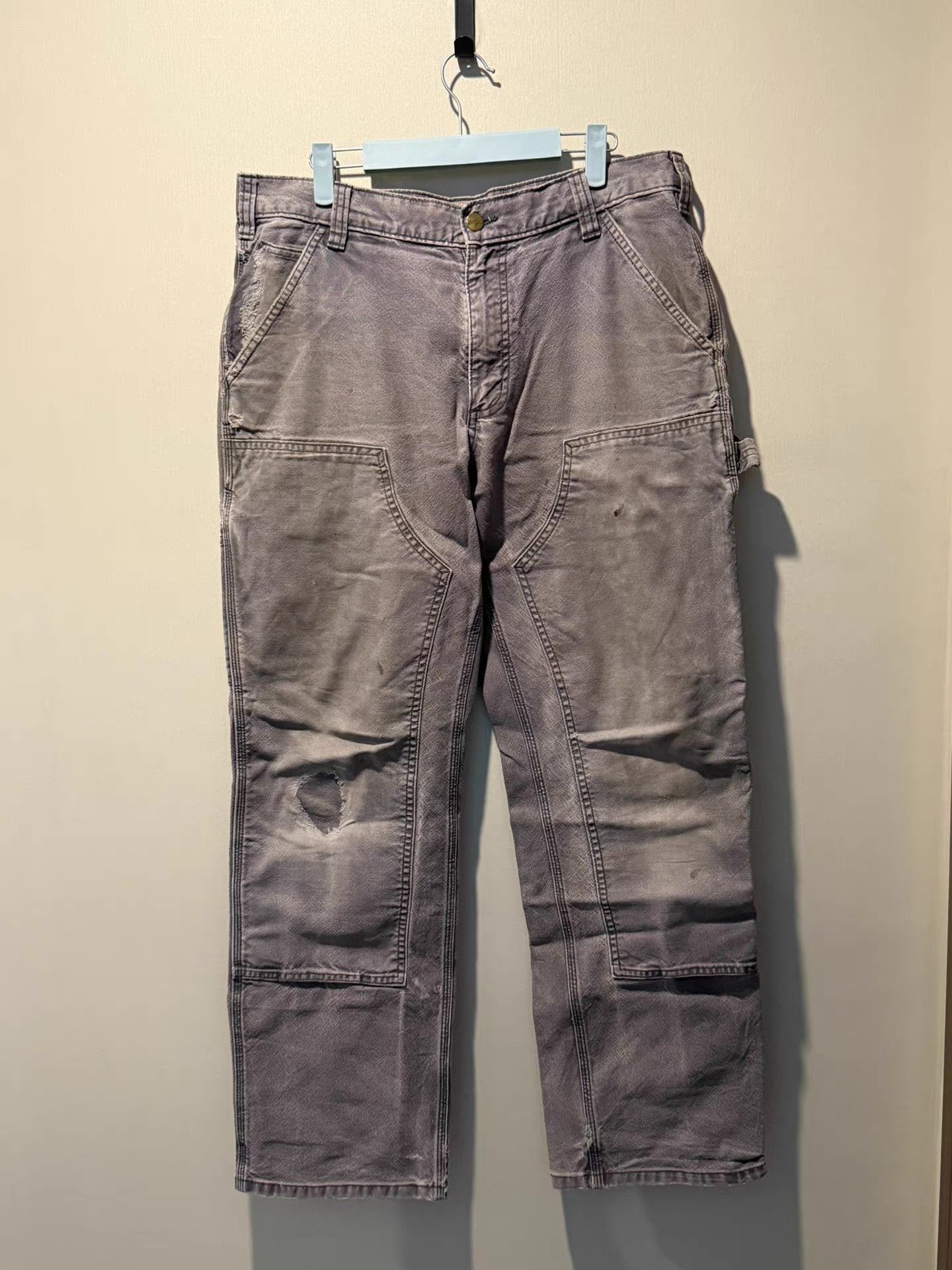 Vintage Vintage Carhartt B136 double-knee work pants Ｑ20 Size US 36 / EU 52 - 1 Thumbnail