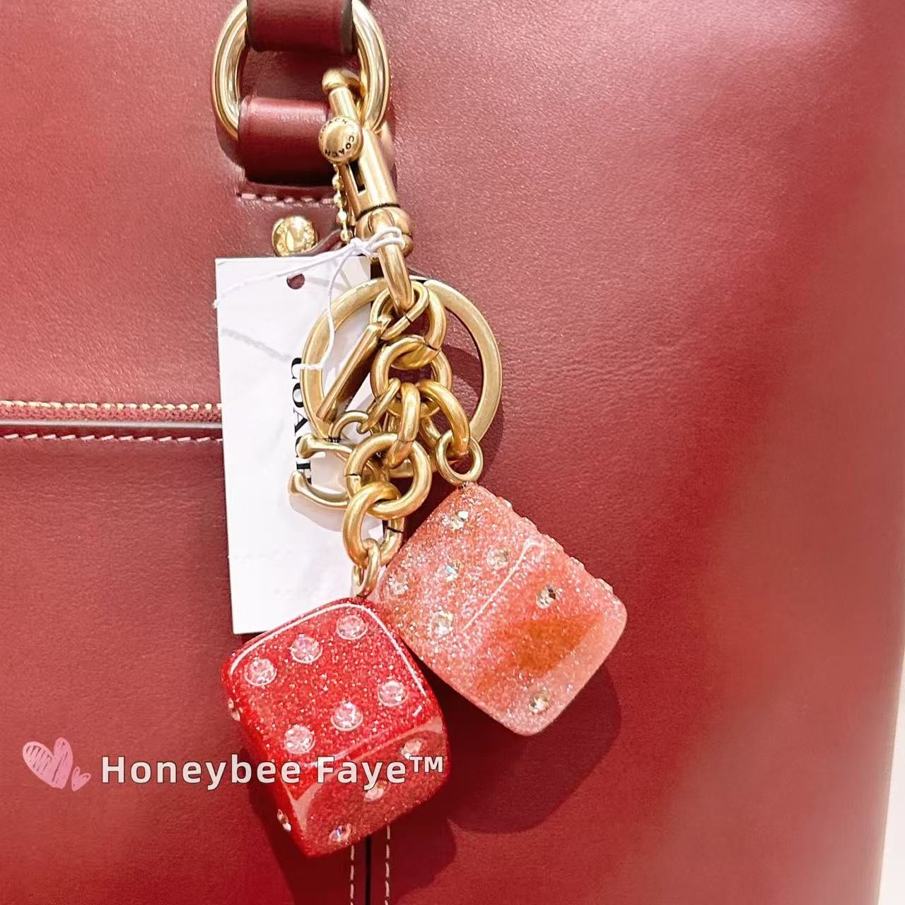 Coach NWT Coach Dice Bag Charm CEA16 Size ONE SIZE - 3 Thumbnail