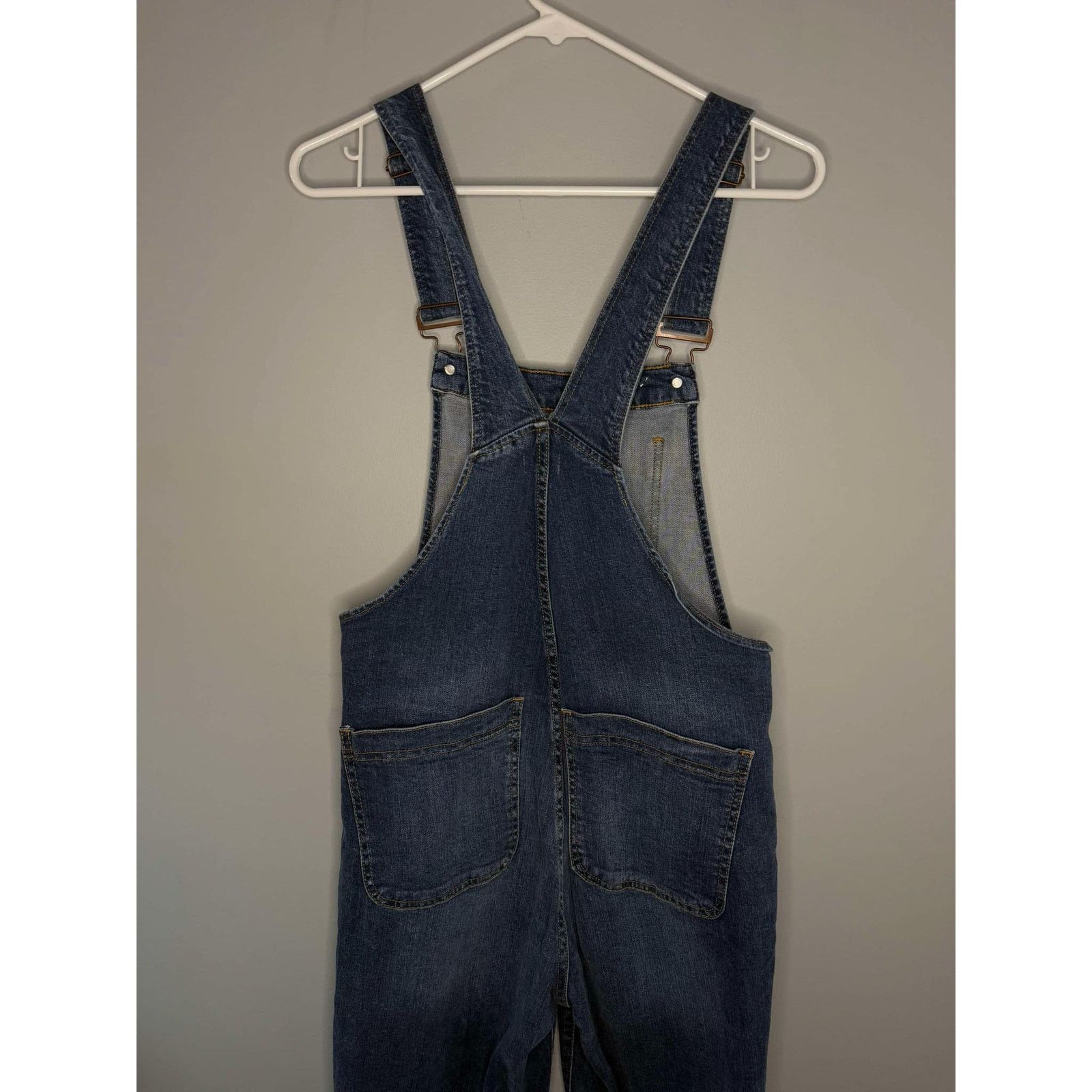 J.Crew J. Crew Factory Denim Overalls Jumpsuit Blue Women's XS Size 24" / US 00 / IT 34 - 6 Thumbnail