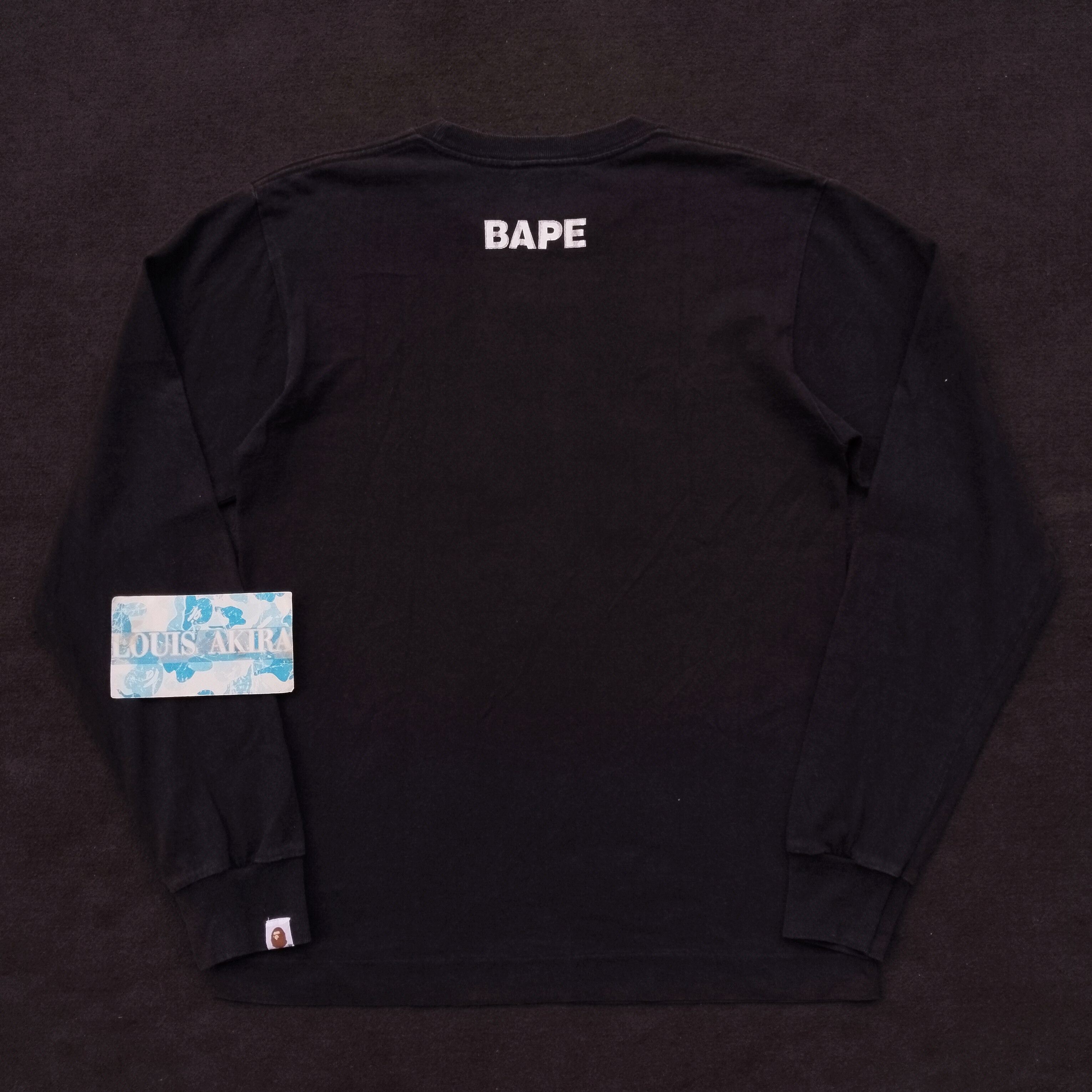 Bape Vintage 2004 Bape Inspired Run DMC Long Sleeve Tee Size US S / EU 44-46 / 1 - 4 Thumbnail