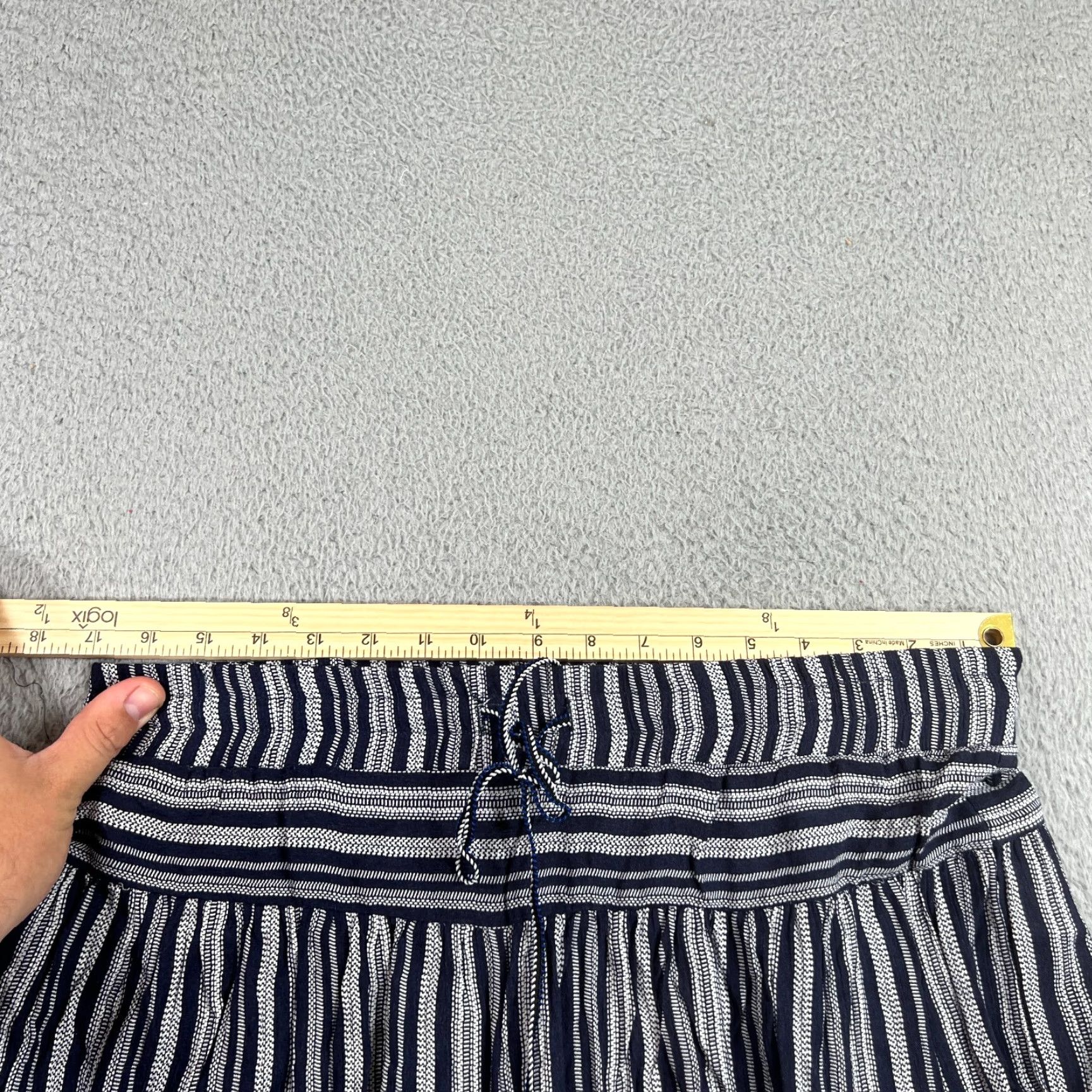 Vintage Suzanne Betro Women's Plus 1X Harem Pants Jersey Relaxed Fit Casual Blue Size 40" / US 18 - 5 Thumbnail