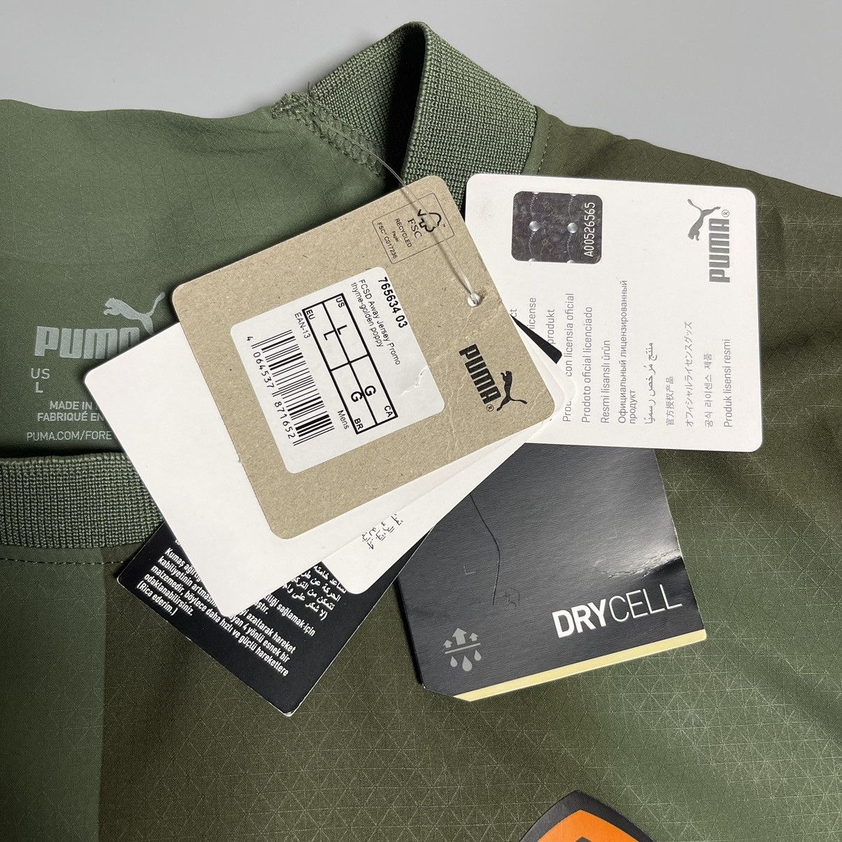 Puma × Vintage NWT SHAKHTAR PUMA 2022/2024 FOOTBALL AWAY JERSEY #10 MUDRYK Size US L / EU 52-54 / 3 - 11 Thumbnail