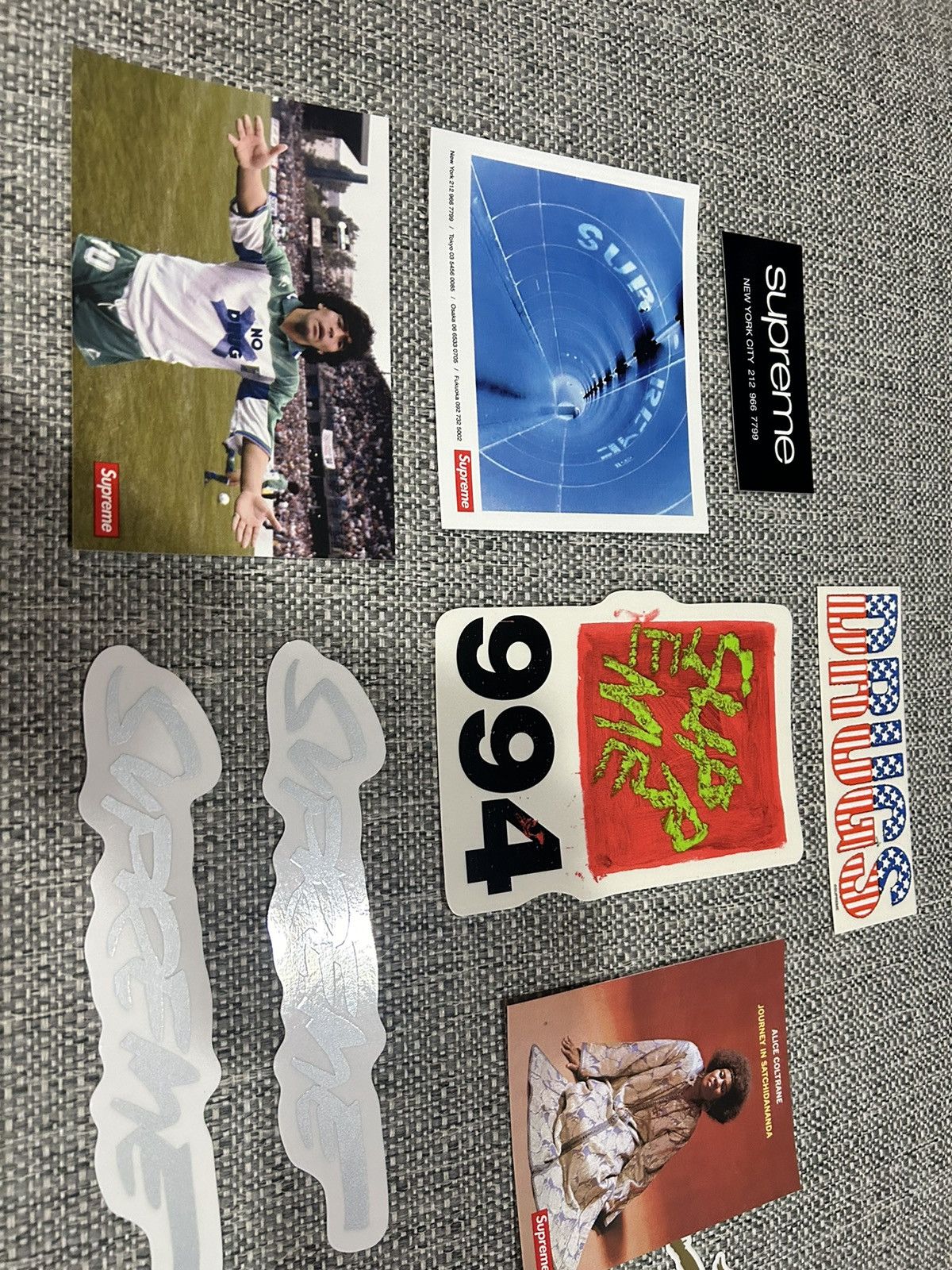 Jordan Brand × Nike × Supreme Supreme and Nike stickers Size ONE SIZE - 3 Thumbnail