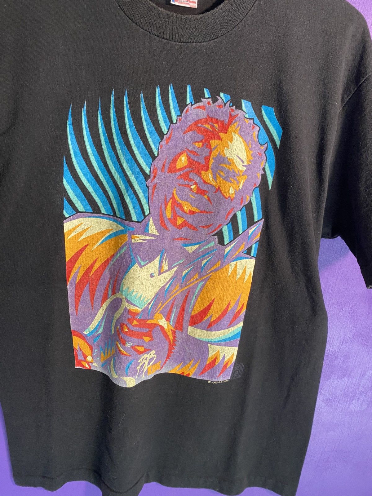 Band Tees Vintage 1993 Blues music festival BB King art tee Size US L / EU 52-54 / 3 - 3 Thumbnail