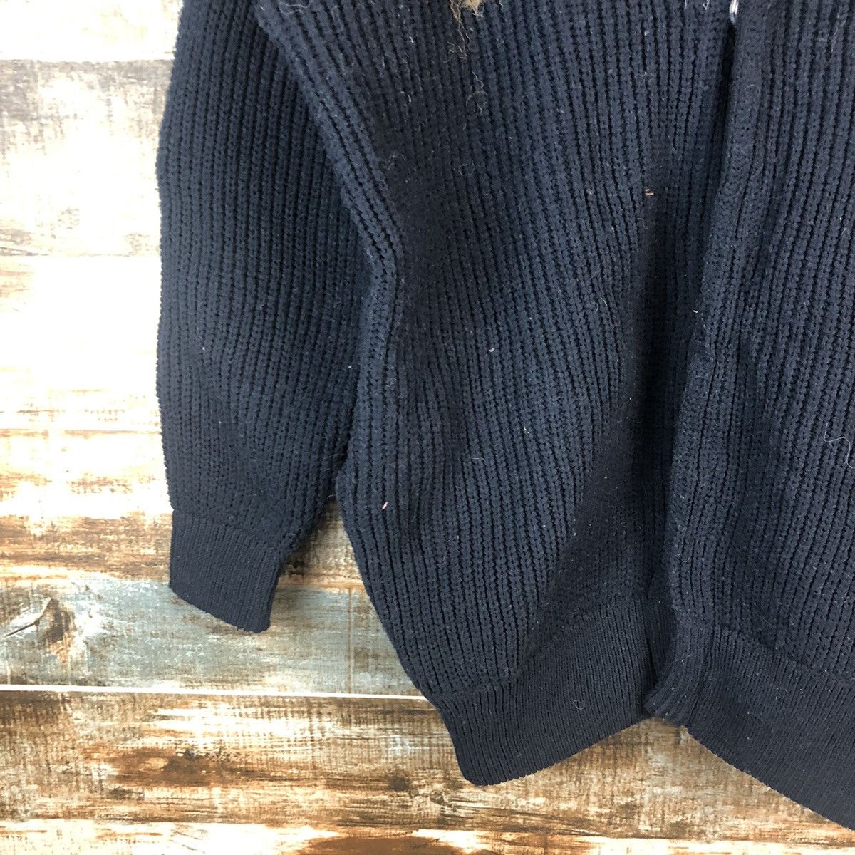 Homespun Knitwear × Japanese Brand Heather Black Cardigan Knitwear #A2000 Size US XL / EU 56 / 4 - 7 Thumbnail