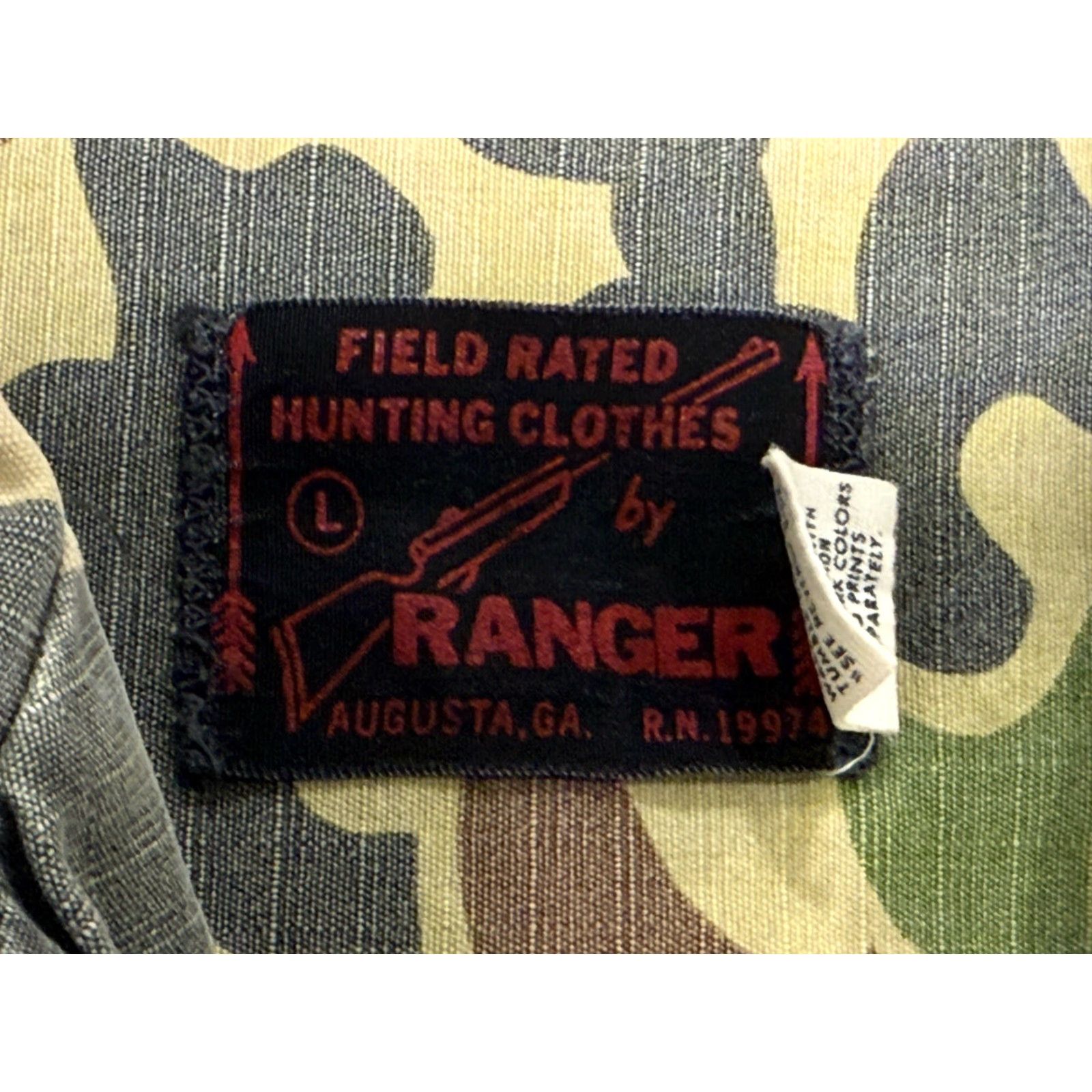 Vintage VINTAGE Ranger Shirt Outdoor Hunting Camouflage Cotton Long Sleeve Adult Large Mens 80s 90s Retro Size US L / EU 52-54 / 3 - 2 Thumbnail