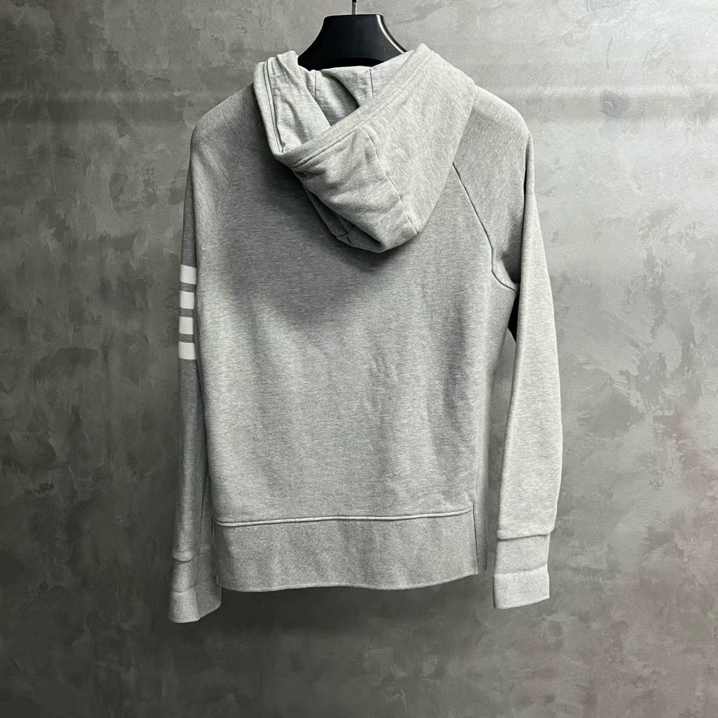 Thom Browne thom browne gray striped zip-up hoodie Size US M / EU 48-50 / 2 - 2 Thumbnail