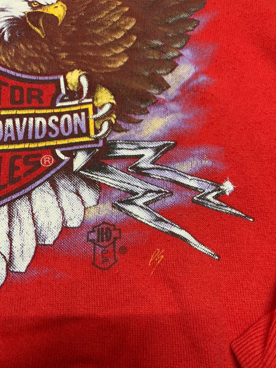 Vintage VINTAGE HARLEY DAVIDSON SWEATSHIRT Size US L / EU 52-54 / 3 - 2 Thumbnail