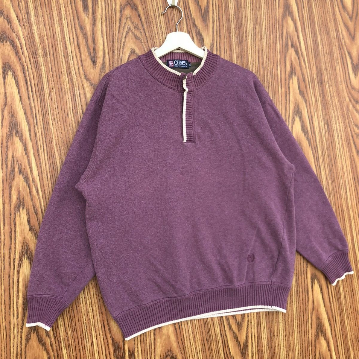 Chaps Ralph Lauren Chaps Ralph Lauren Half Zipper Sweatshirt Pullover Size US XL / EU 56 / 4 - 2 Thumbnail