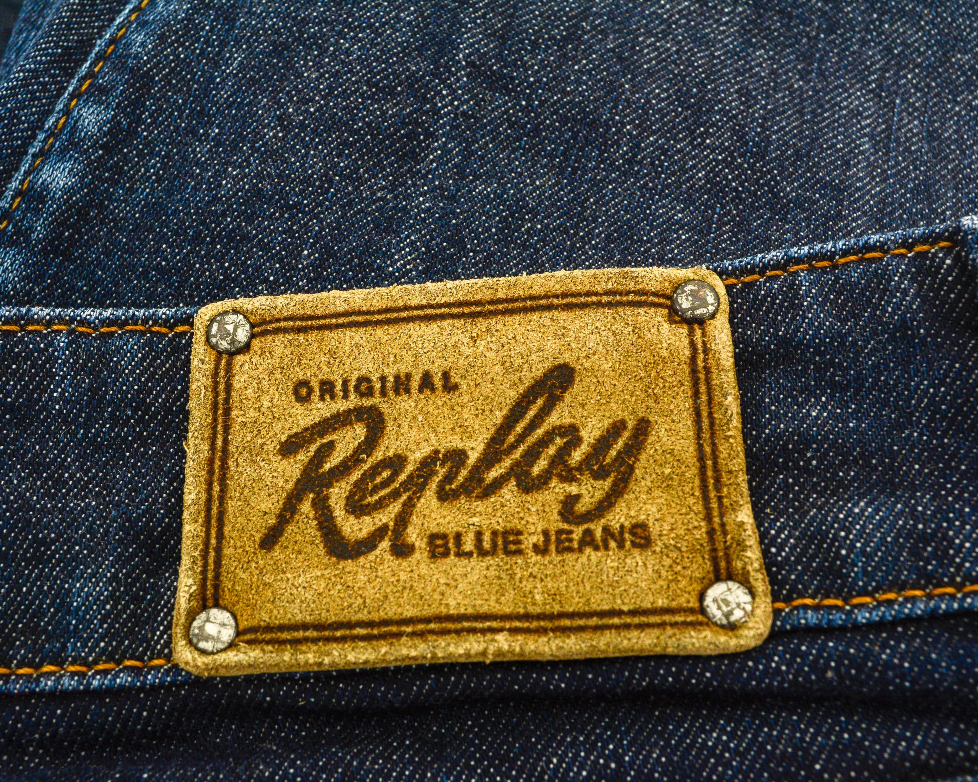 Replay PEARL Women W28 L32 Tapered Straight Jeans Trousers Low Rise Size 28" / US 6 / IT 42 - 4 Thumbnail