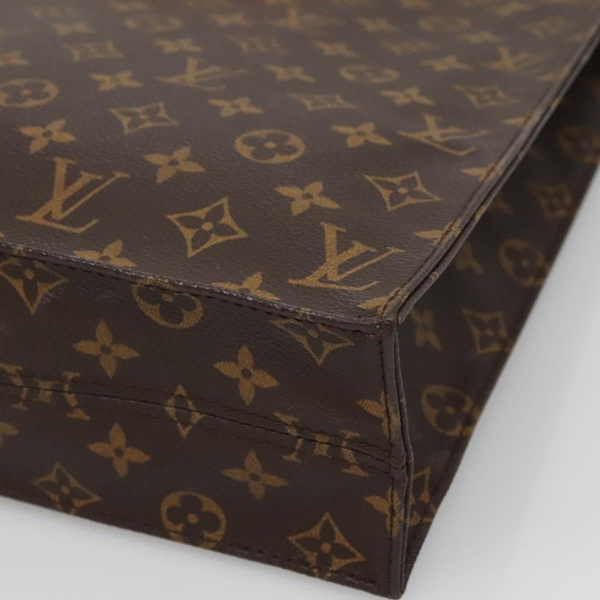 Louis Vuitton LOUIS VUITTON Monogram Sac Plat Hand Bag M51140 Size ONE SIZE - 16 Thumbnail
