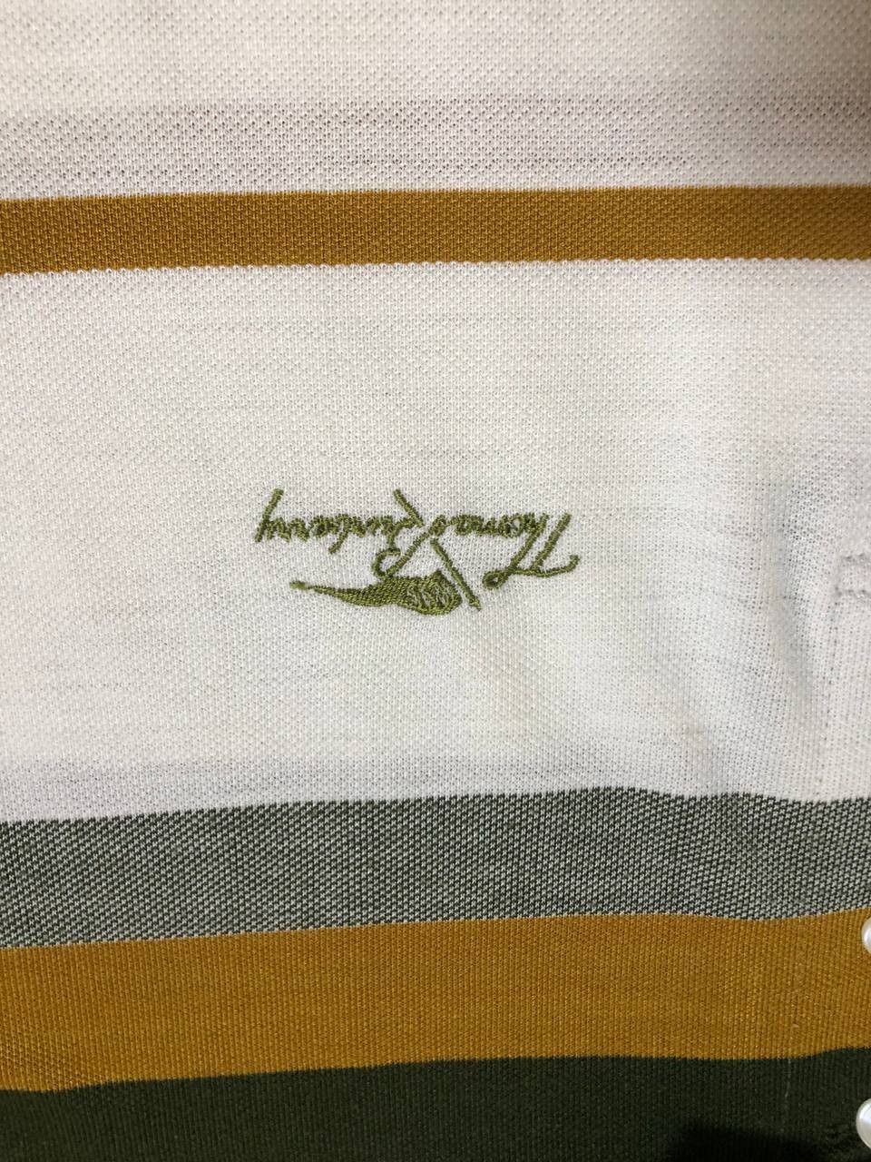 Burberry Thomas Burberry Striped Polo Embroidered Logo Retro Size US L / EU 52-54 / 3 - 10 Thumbnail