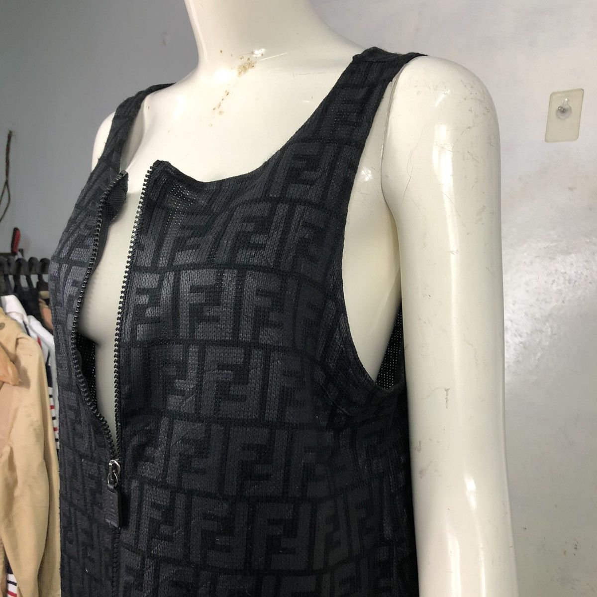 Fendi 🔥VINTAGE DRESS FENDI MONOGRAM ZUCCA FULL PRINT Size M / US 6-8 / IT 42-44 - 13 Thumbnail