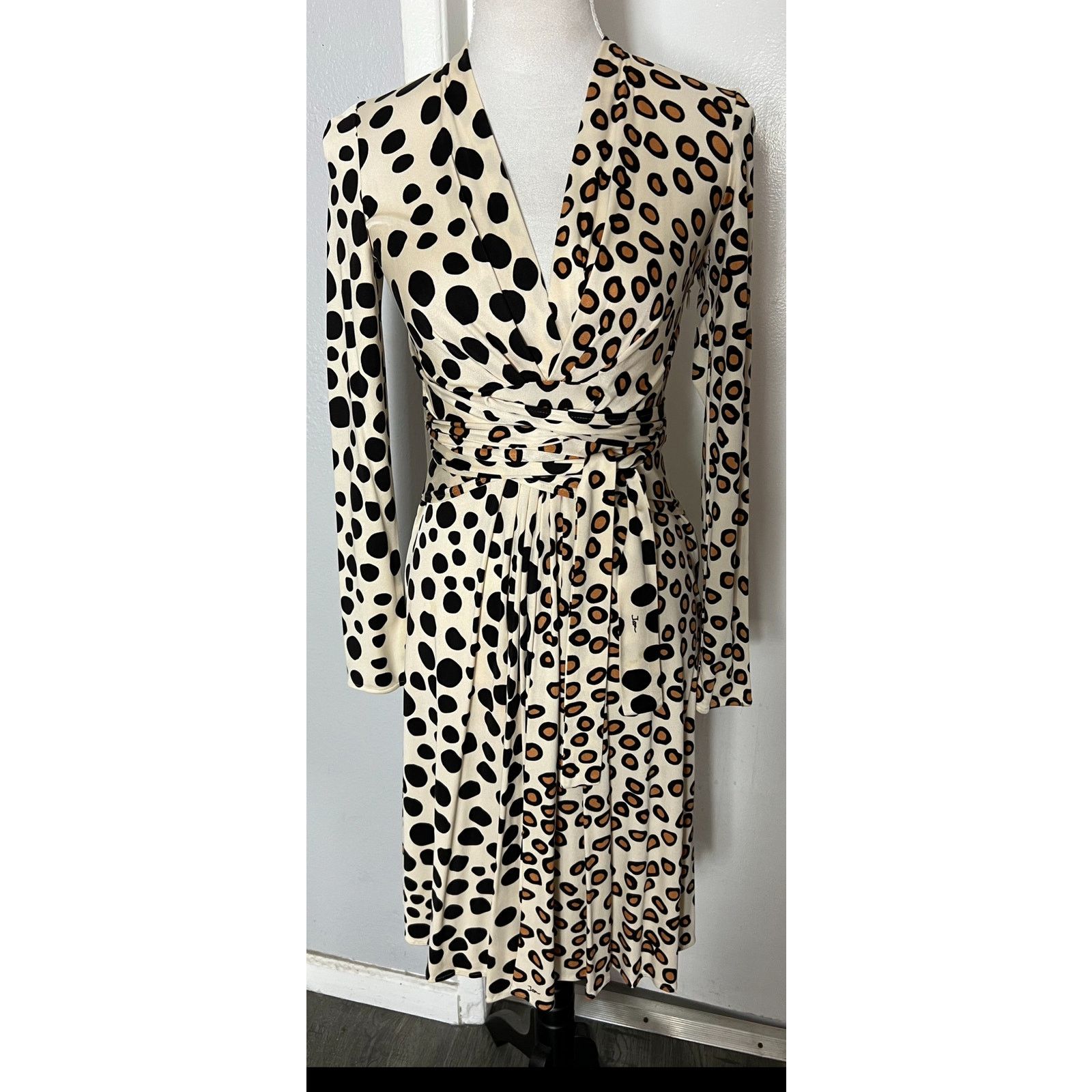 Temperley London Issa London silk animal print waist dress 4 Net a porter Size S / US 4 / IT 40 - 2 Thumbnail