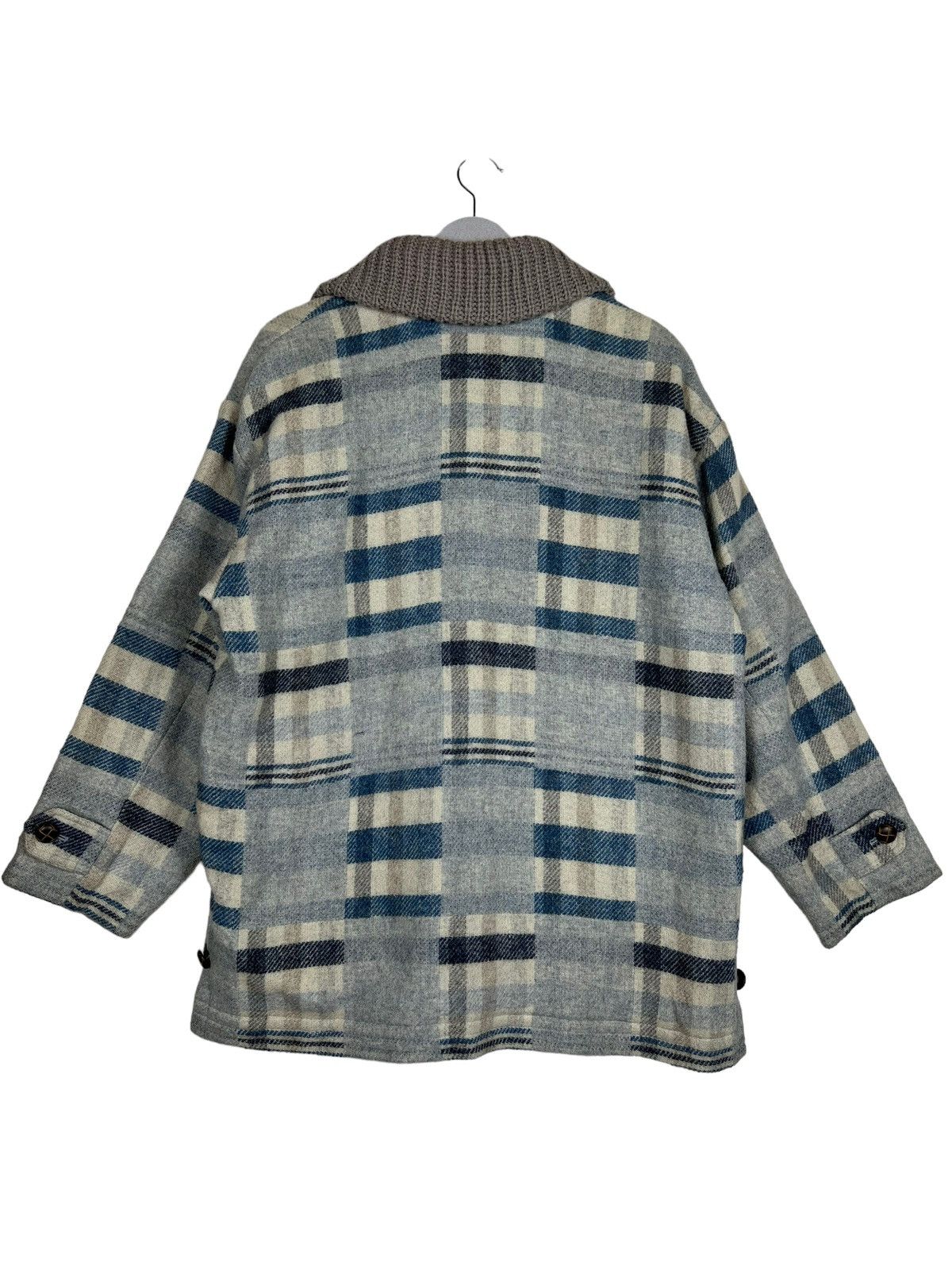 Japanese Brand 🔥 PAT HAGUE NAKAMURA WOOL PATCHWORK RIM COAT JACKET Size US L / EU 52-54 / 3 - 8 Thumbnail