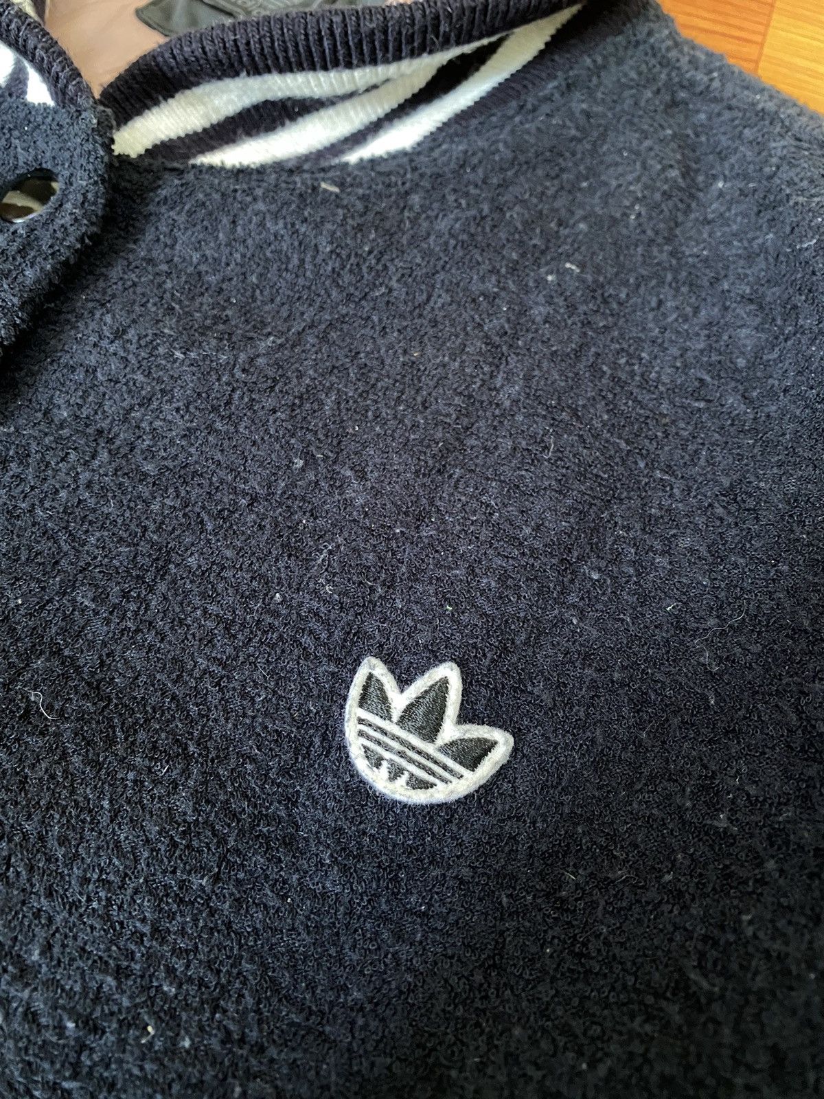 Adidas Vintage Adidas Varsity Jacket Size US L / EU 52-54 / 3 - 3 Thumbnail