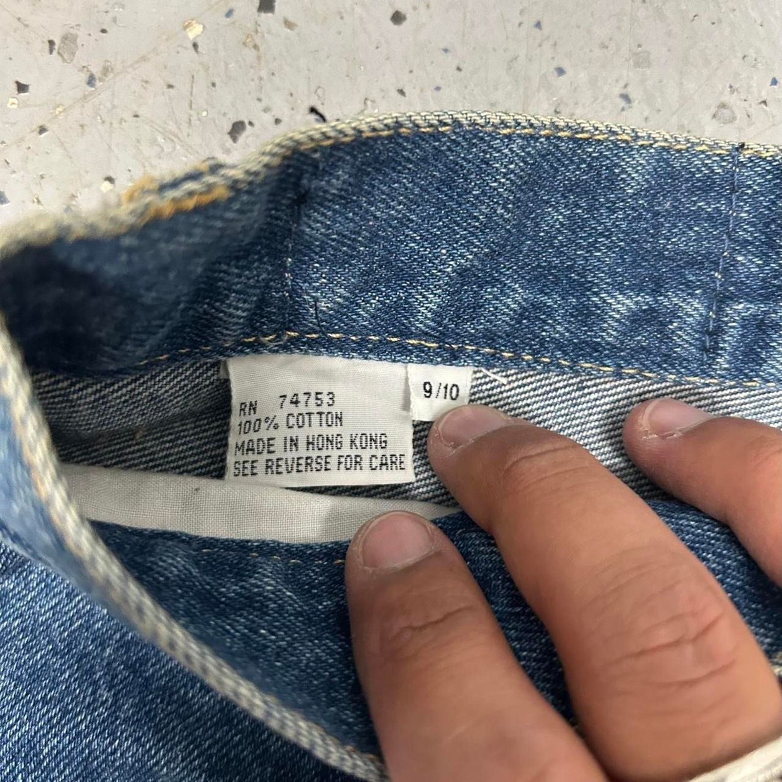 Other Vtg multi coloured patchwork denim jeans Size 32" / US 10 / IT 46 - 4 Thumbnail