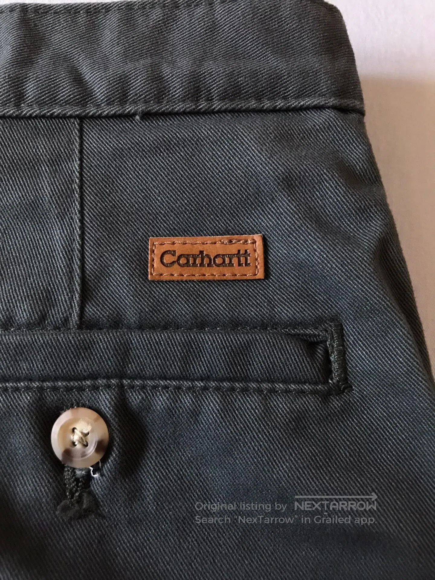 Carhartt Carhartt B132 Olive W36L30 Work Pants. Size US 36 / EU 52 - 6 Thumbnail