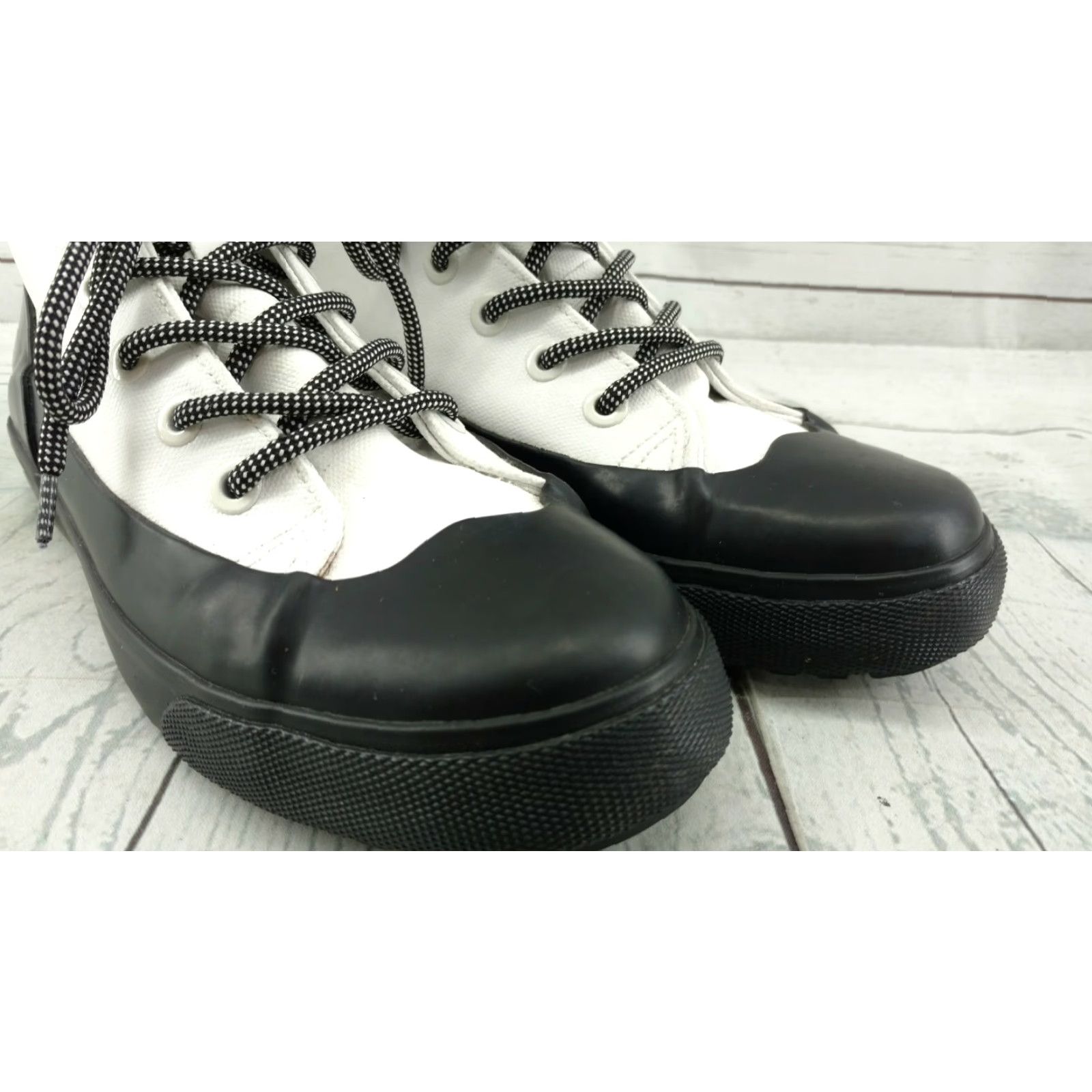 Hunter Hunter for Target Dipped Canvas High Tops White Boots Men 7.5 9.5 M7.5 W9.5 Size US M / EU 48-50 / 2 - 2 Thumbnail