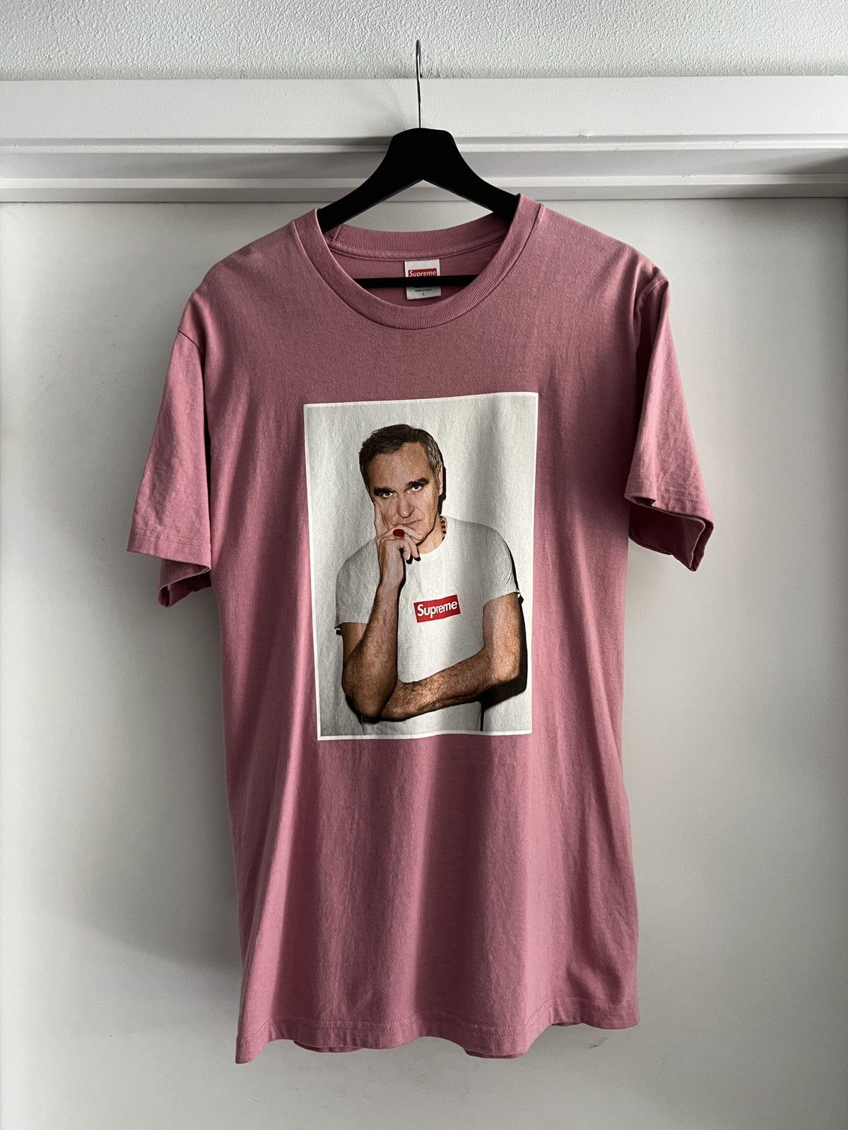 Supreme S/S 2016 Morrissey Tee (Rose) Size US L / EU 52-54 / 3 - 2 Thumbnail