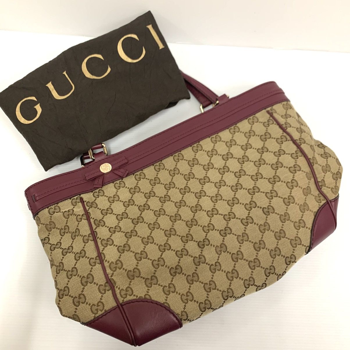 Gucci Gucci GG Monogram Tote Pre-Owned Bag Size ONE SIZE - 3 Thumbnail