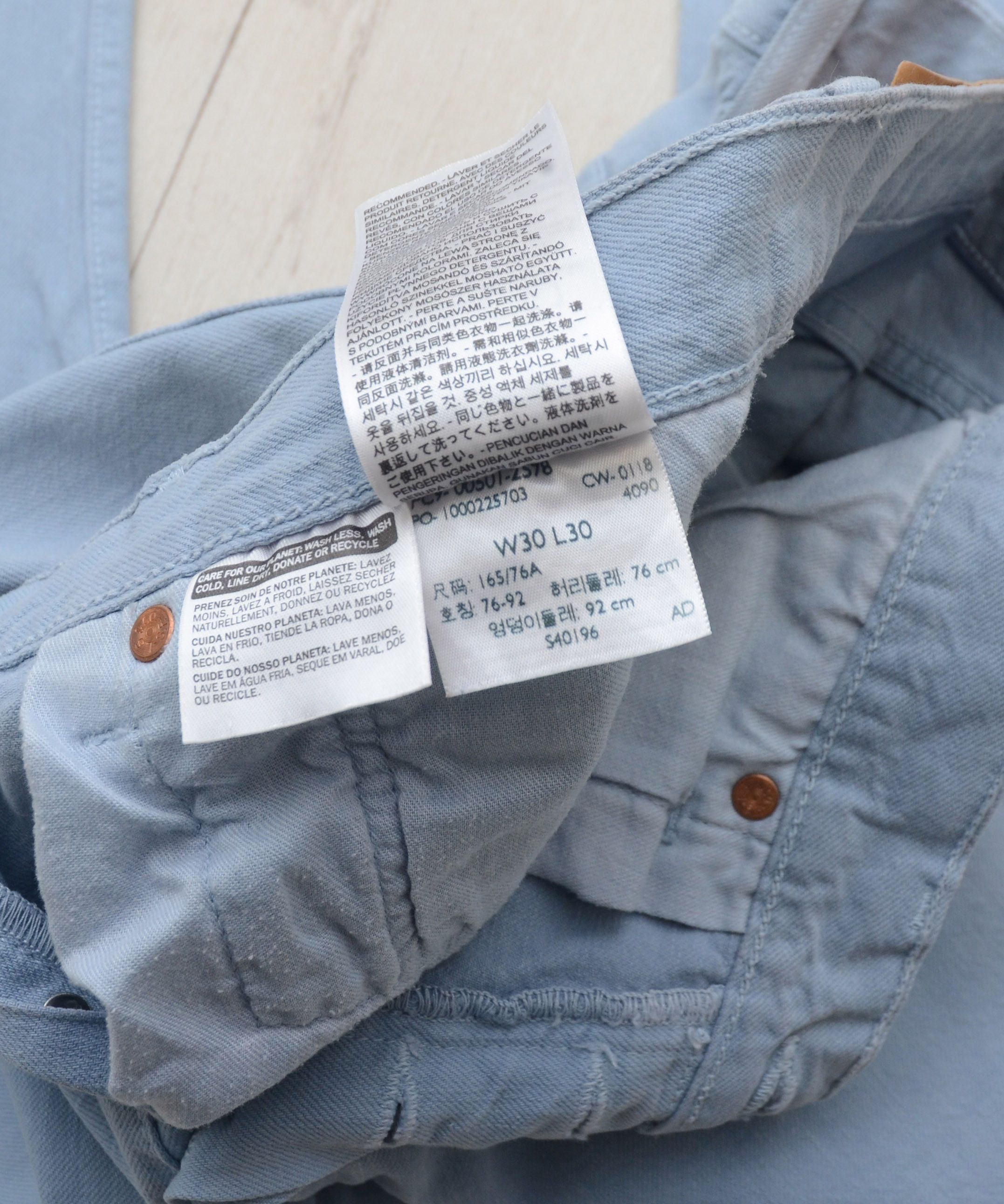 Levi's Vintage Style Levi’s 501 Blue Jeans W30 L30 Size US 30 / EU 46 - 13 Thumbnail
