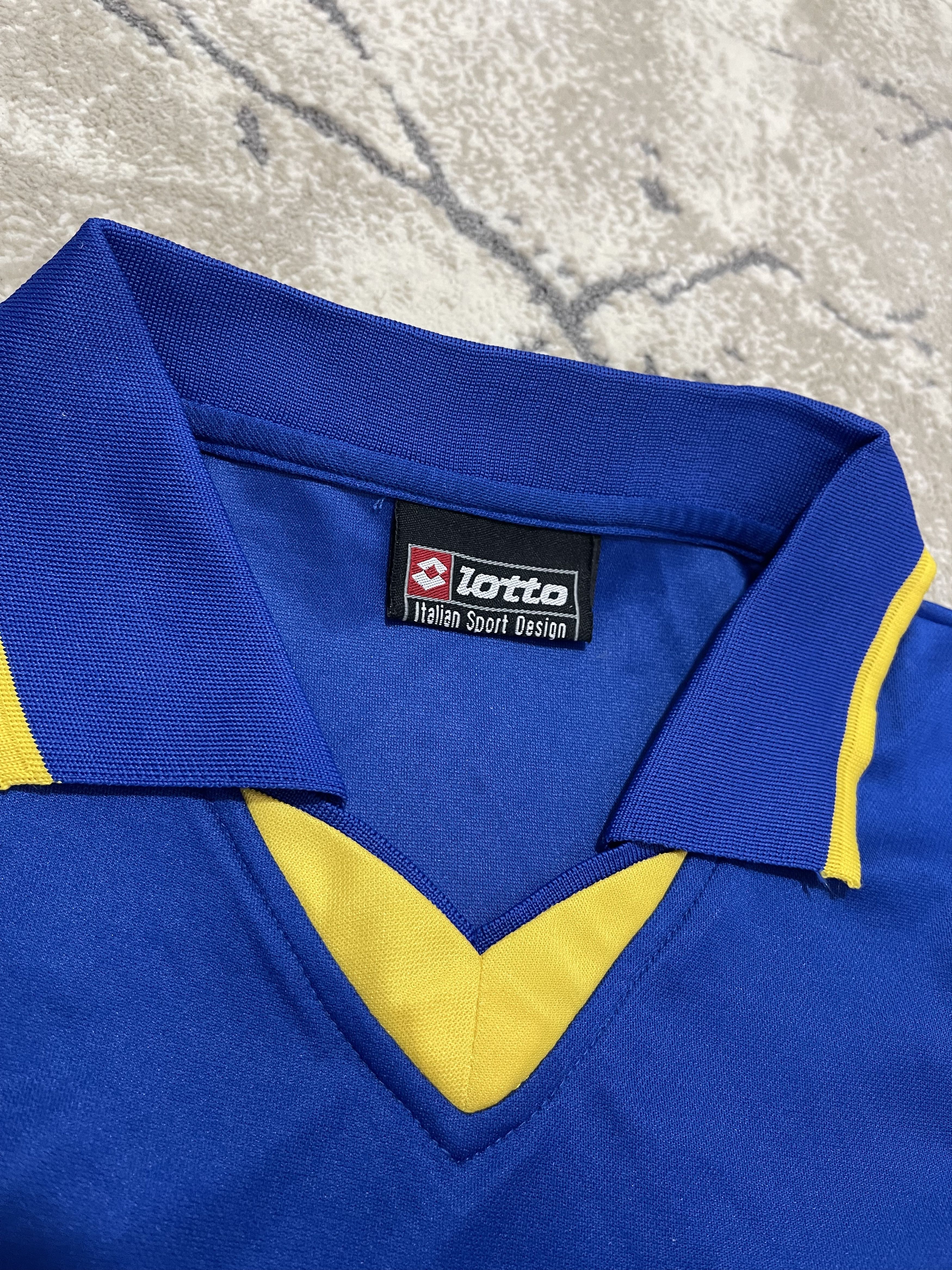 Lotto Sport Vintage Lotto Ukraine Jersey M 2004–06 Blue Yellow Size US M / EU 48-50 / 2 - 7 Thumbnail