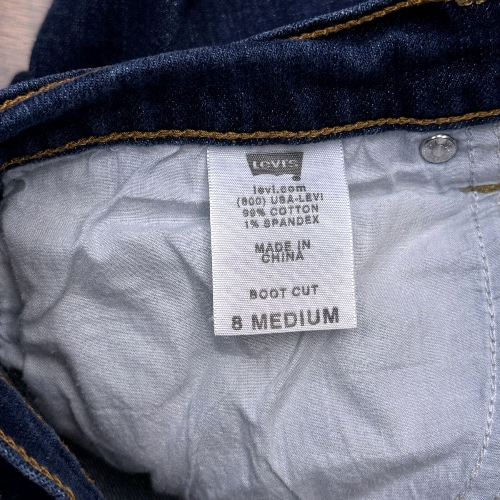 Levi's Levi's 515 Jeans Women 8 Medium Blue Mid Rise Bootcut Stretch Denim 5-Pocket Jeans Womens Mens? Size 30" / US 8 / IT 44 - 5 Thumbnail