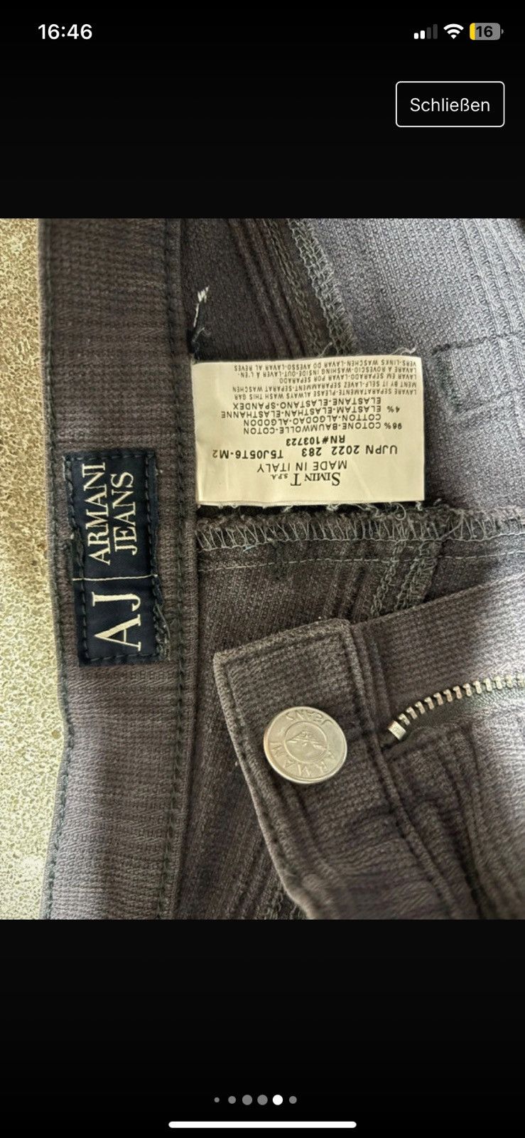 Armani Armani Jeans with Design | Size 29 Size US 29 - 9 Thumbnail