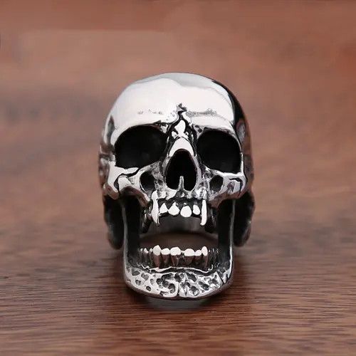Jewelry Vampire Skull Ring Size ONE SIZE - 3 Thumbnail