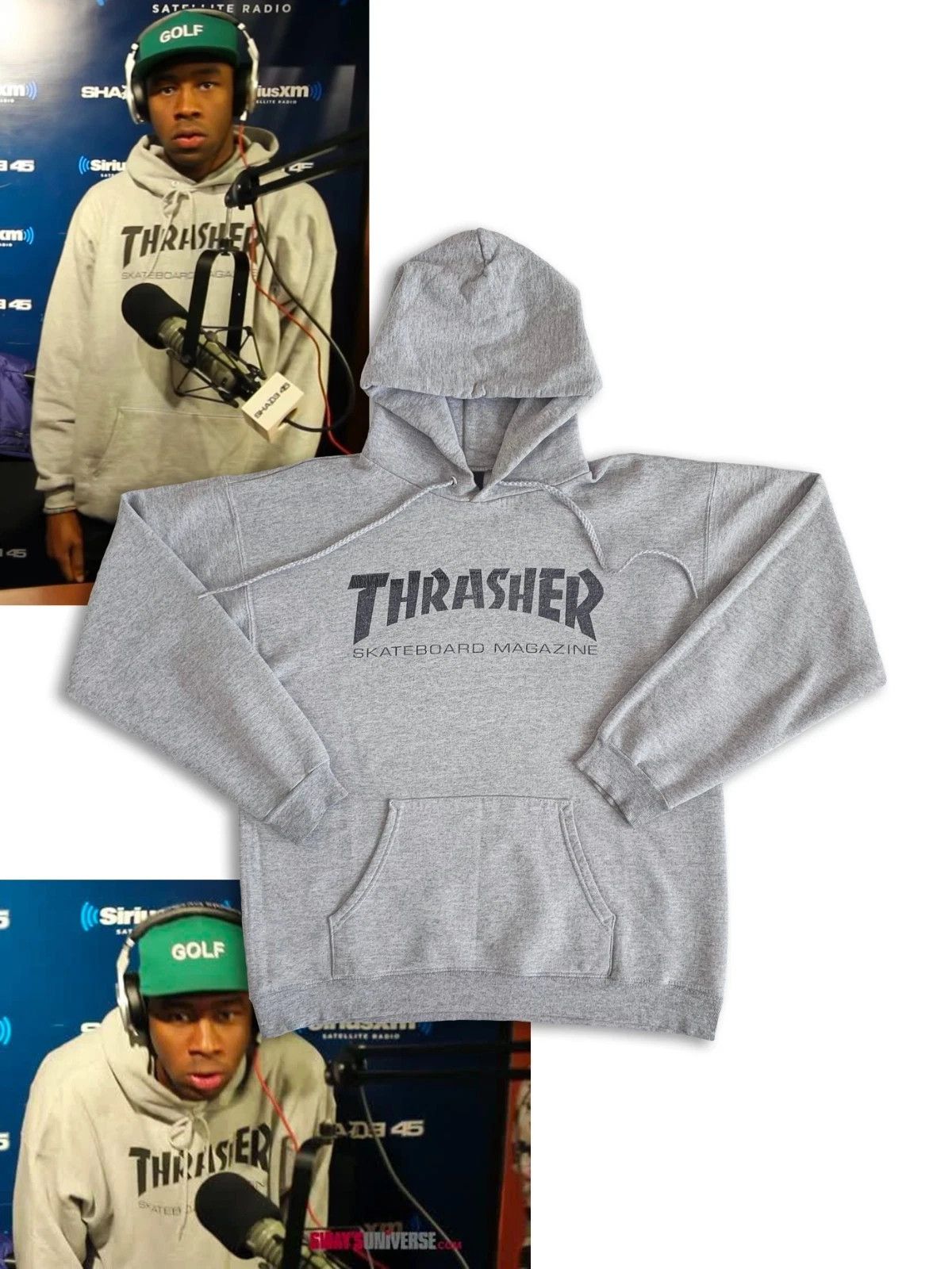 Thrasher Y2K THRASHER Magazine Hoodie Skate Tyler The Creator Baggy Size US S / EU 44-46 / 1 - 1 Thumbnail
