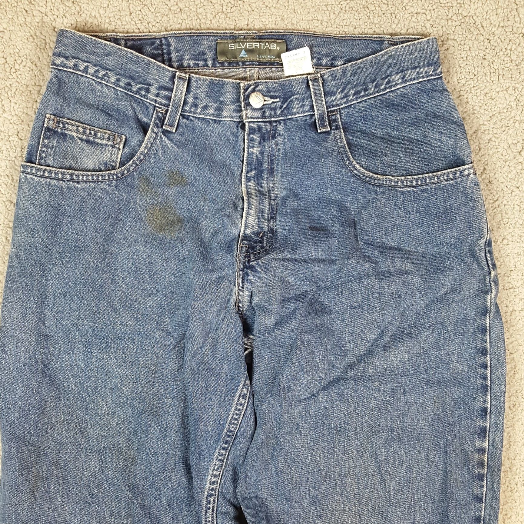 Levi's VINTAGE Levi's SilverTab Jeans Men's Size 32x34 Relaxed Fit Wide-Leg Denim 90s Y2K Blue Size US 32 / EU 48 - 2 Thumbnail