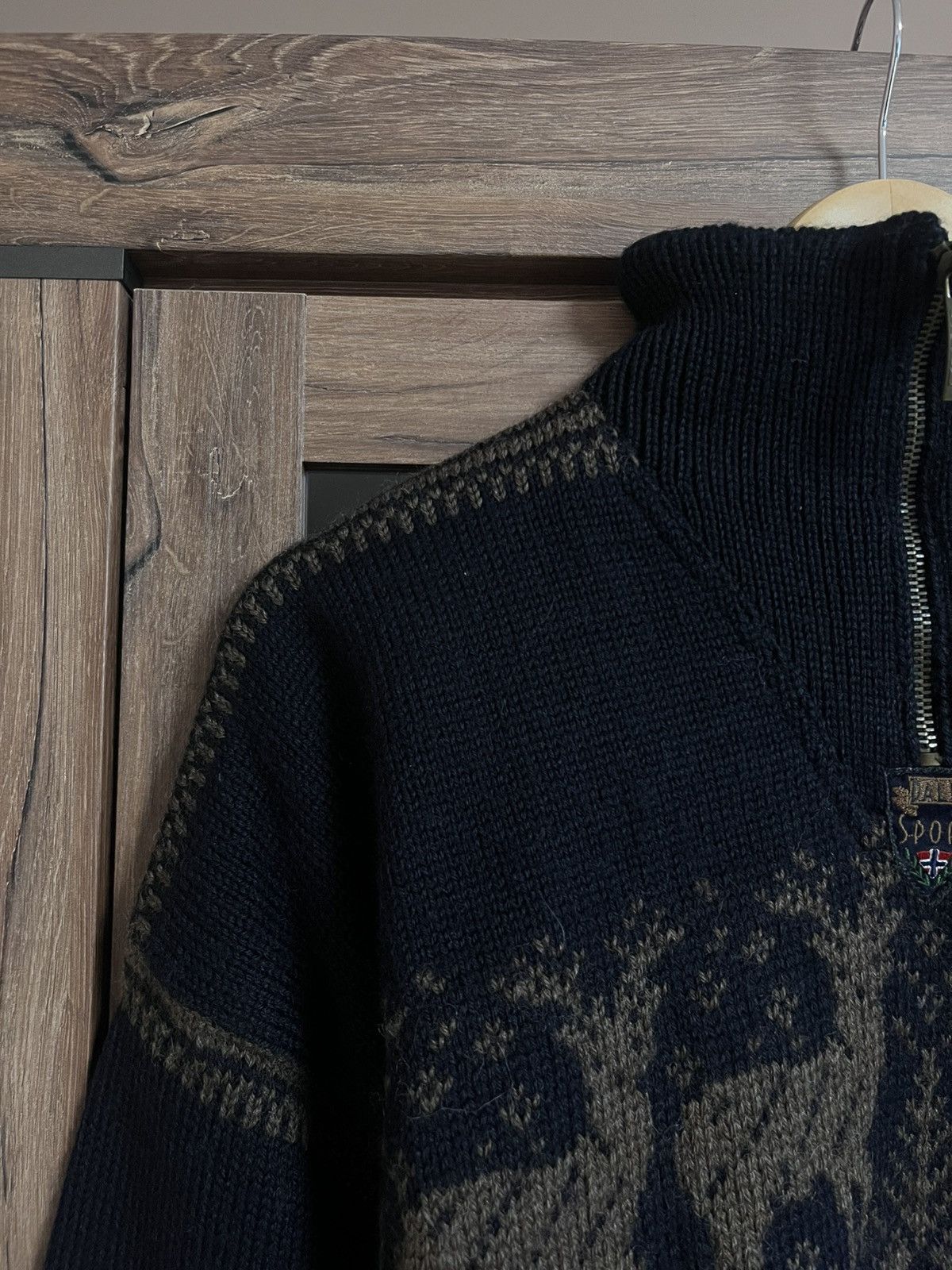 Dale Of Norway Dale Of Norway Vintage Sport Wool 1/4 Zip Sweater Dog Hunt Size US L / EU 52-54 / 3 - 2 Thumbnail