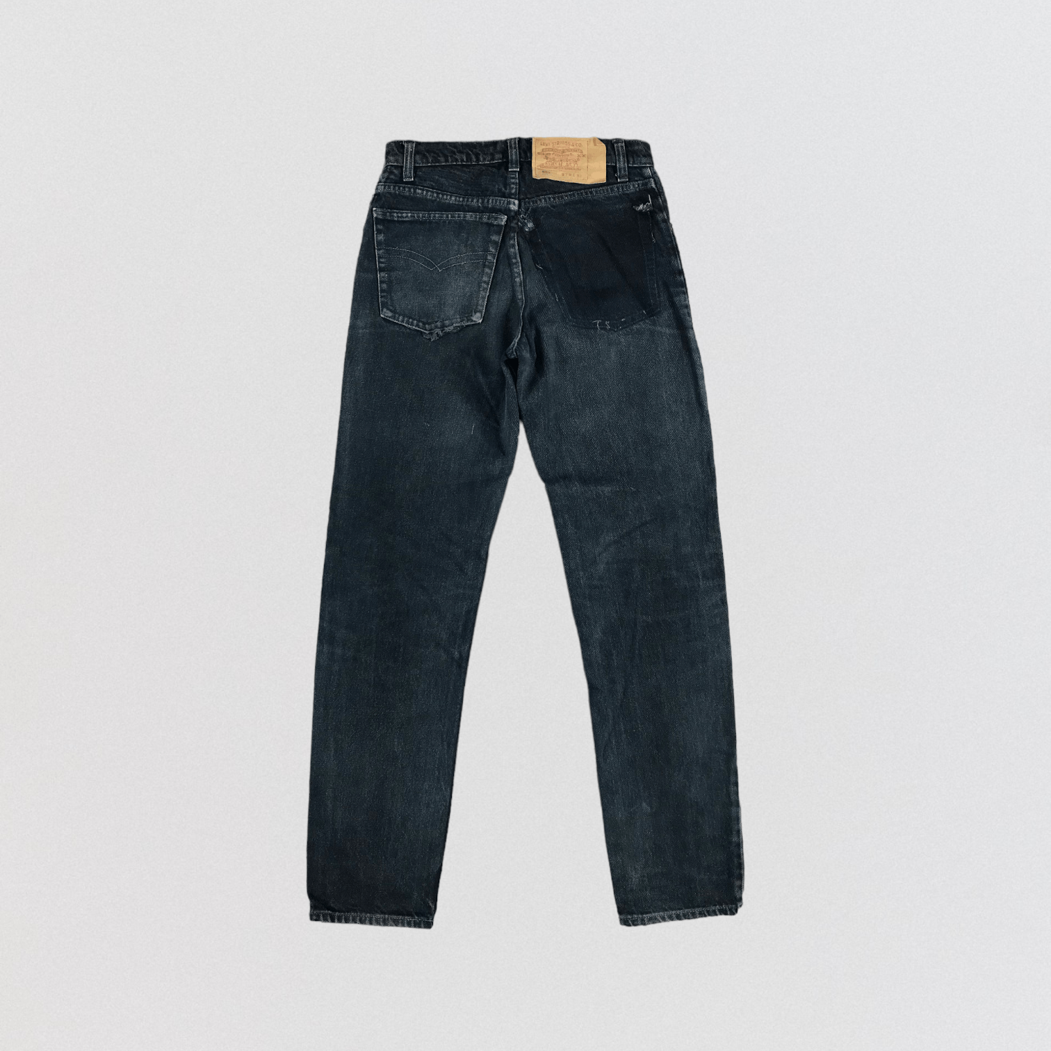 Levi's Vintage 90s Faded Black Levis 501 Jeans-JM2423 Size US 29 - 2 Thumbnail