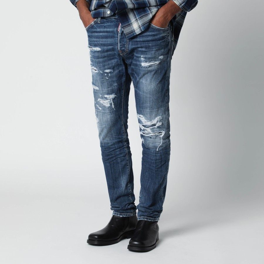Dsquared2 o1d2blof0226 Slim Jeans in Blue Size US 36 / EU 52 - 3 Thumbnail