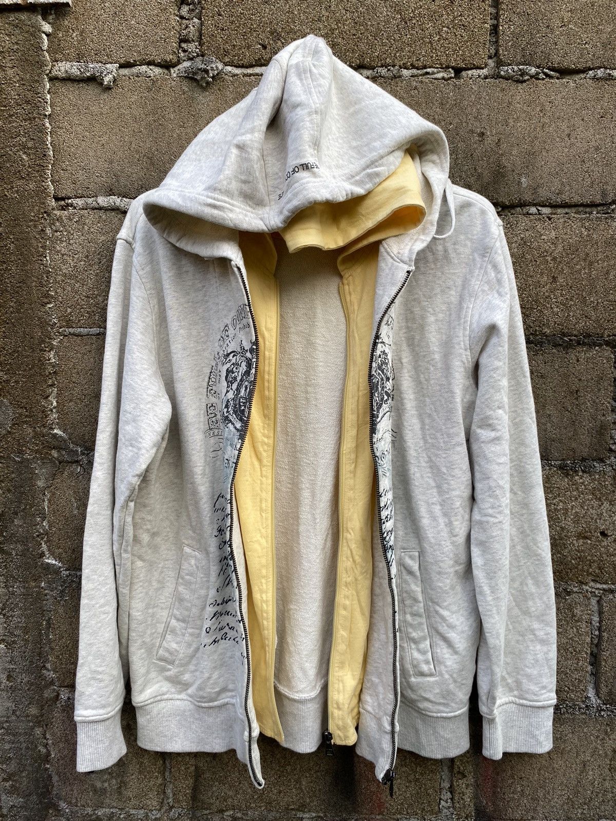 Hysteric Glamour Japanese may&pole poem double layers crazy hoodie Size US M / EU 48-50 / 2 - 3 Thumbnail